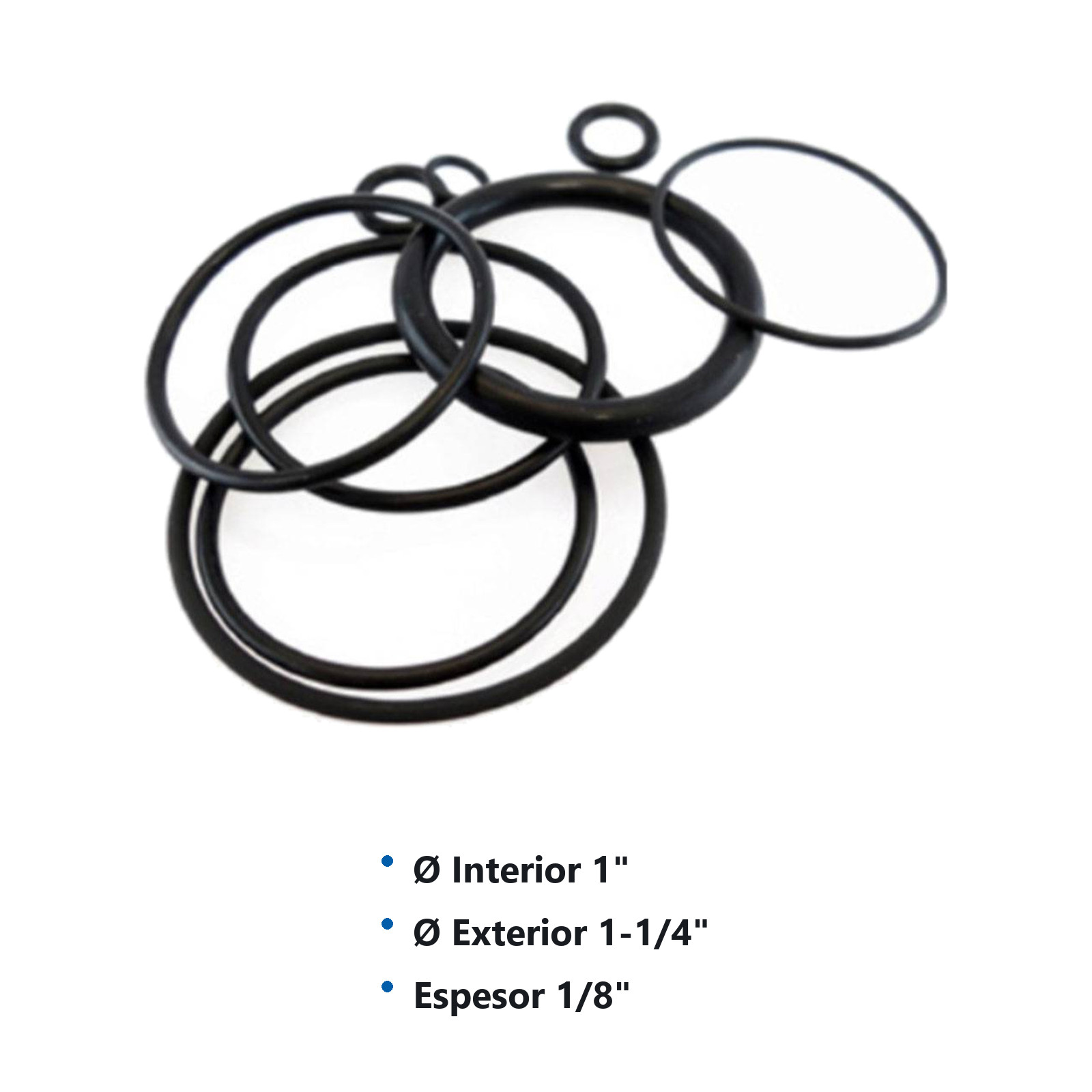 O RING 1 X 1-1/4 X 1/8  (Precio x Empaque c/200 pzas) - Imagen 2