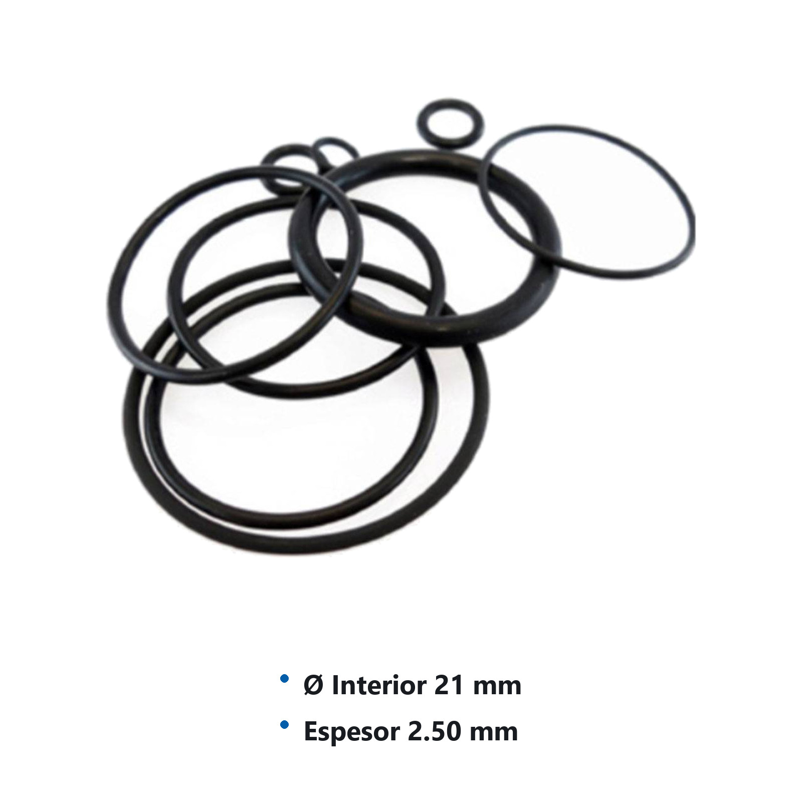 O RING 21MM X 2.50MM  (Precio x Empaque c/200 pzas) - Imagen 2