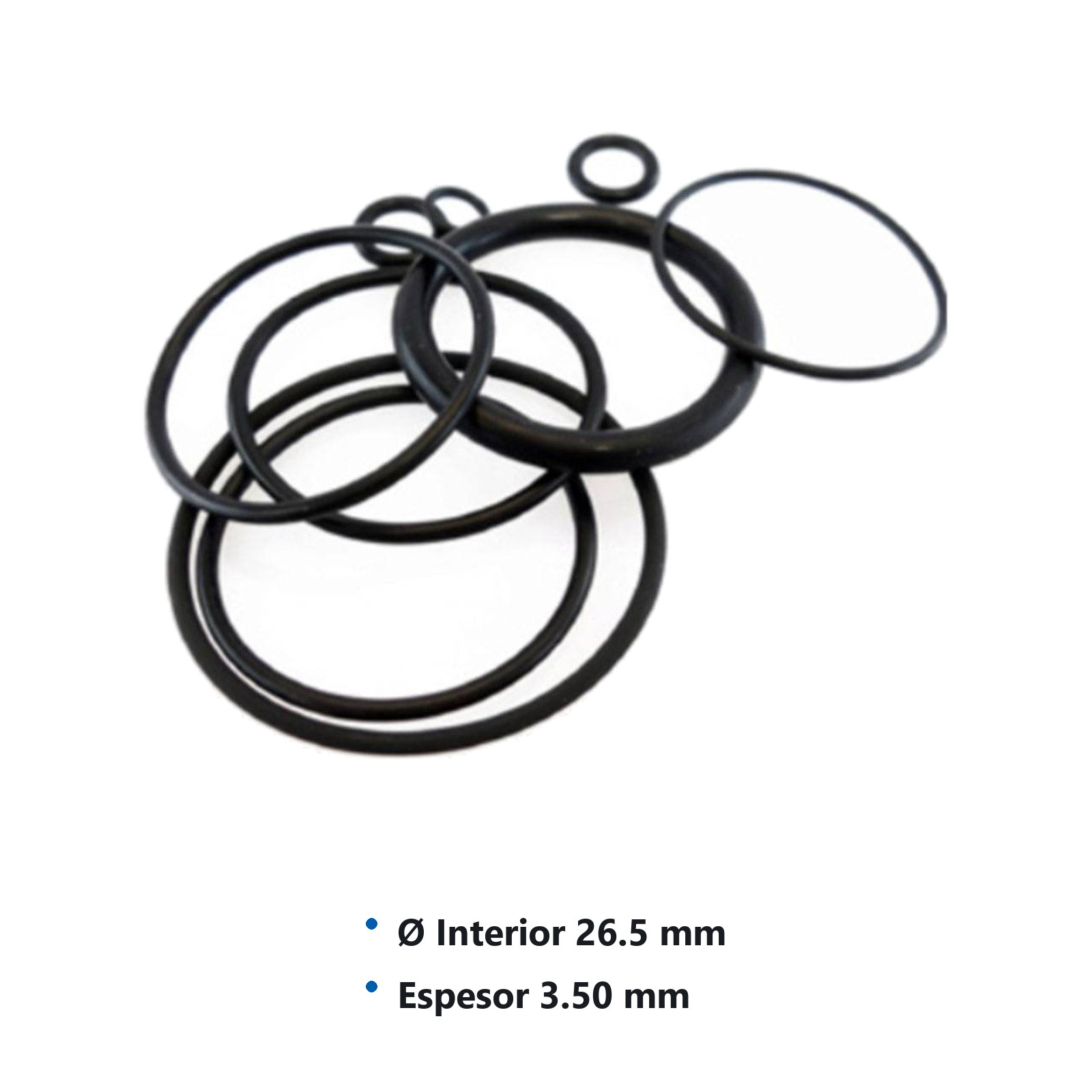 O RING 26.5MM X 3.50MM  (Precio x Empaque c/200 pzas) - Imagen 2