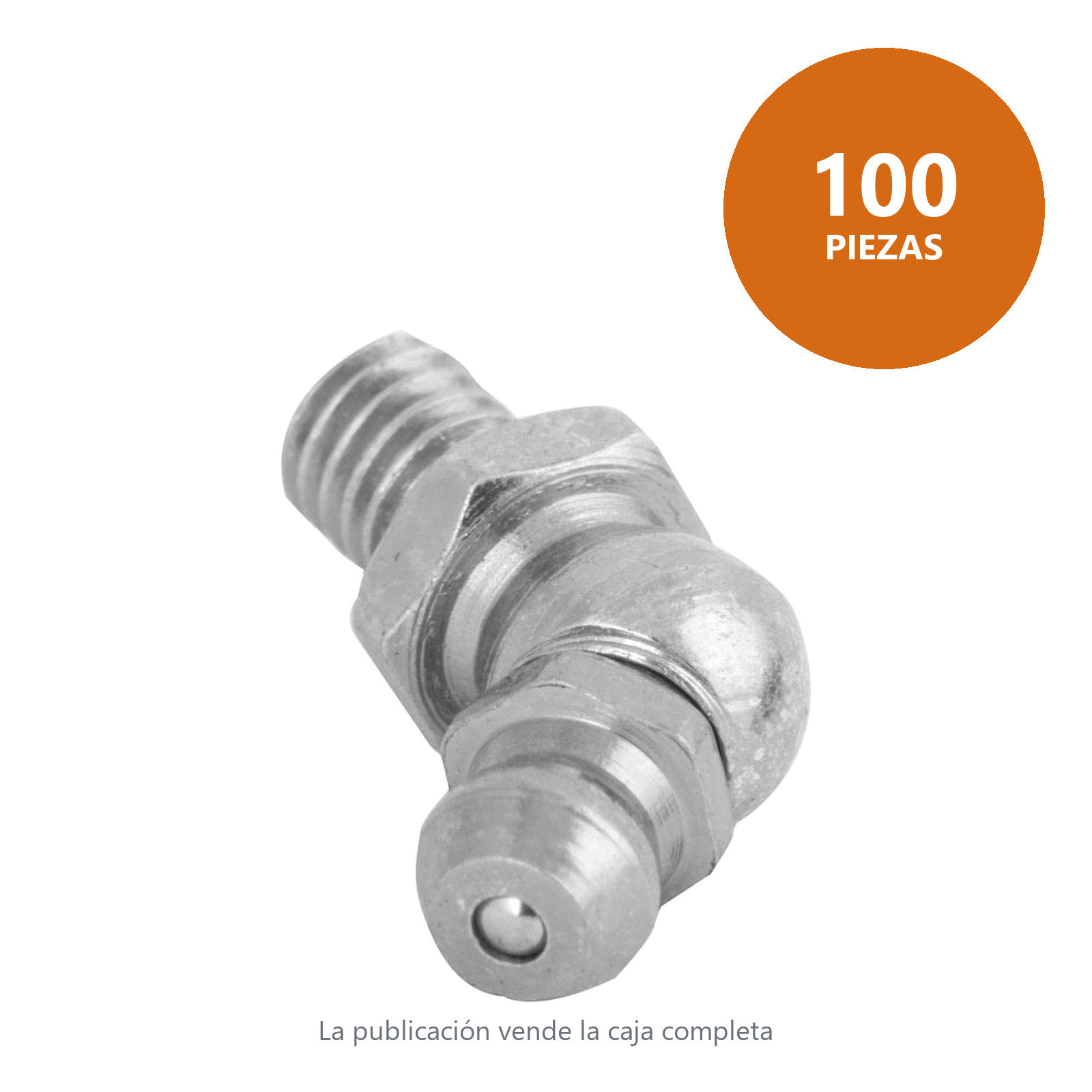 GRASERA 1/4-28 45° INOXIDABLE (Precio x pieza - Empaque c/100 pzas) - Imagen 2