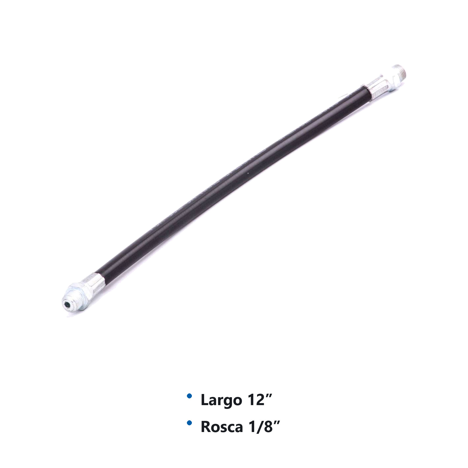 MANGUERA PARA INYECTOR DE GRASA 1/8-12" - Imagen 2