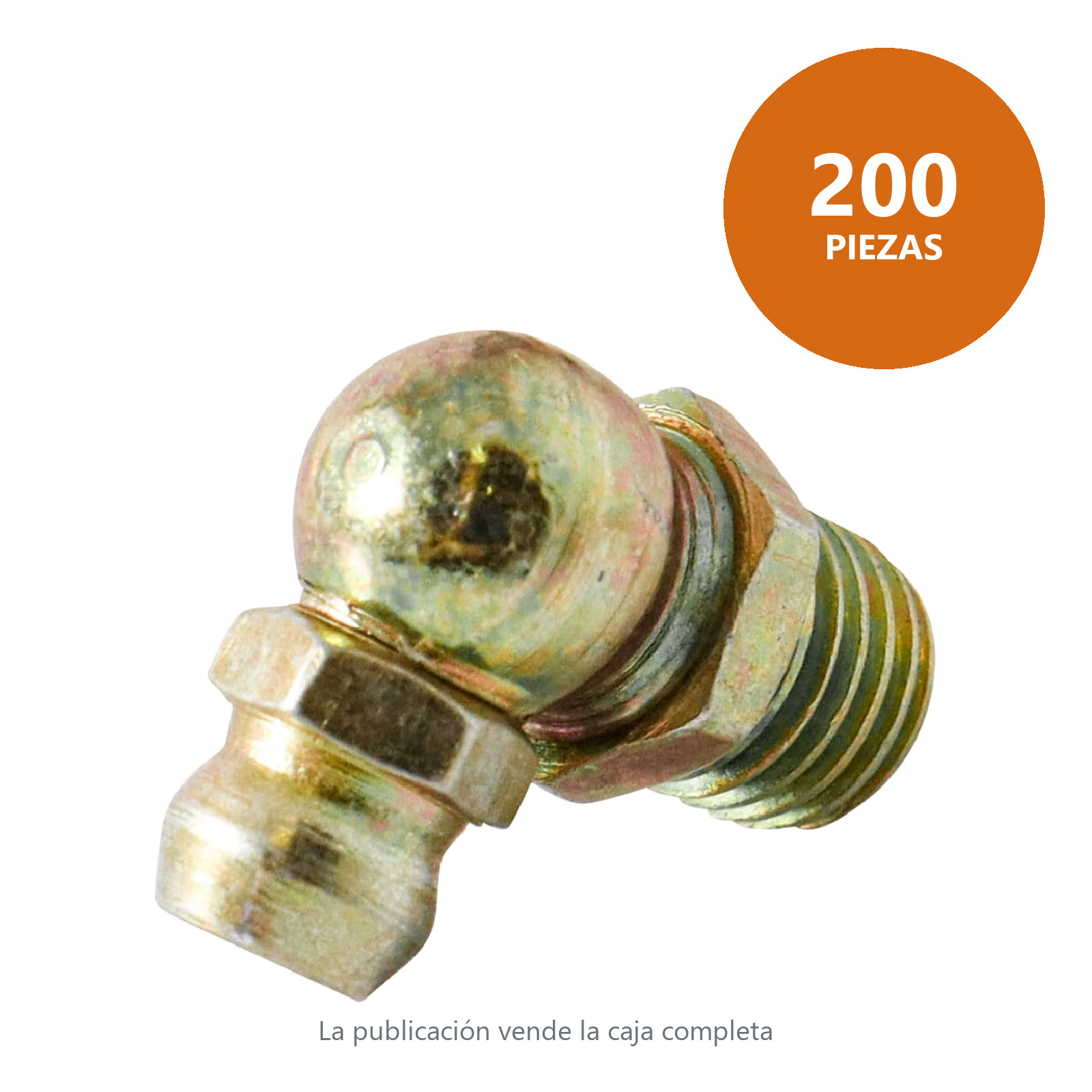 GRASERA M6 X 1 45 GRADOS (Precio x pieza - Empaque c/200 pzas) - Imagen 4