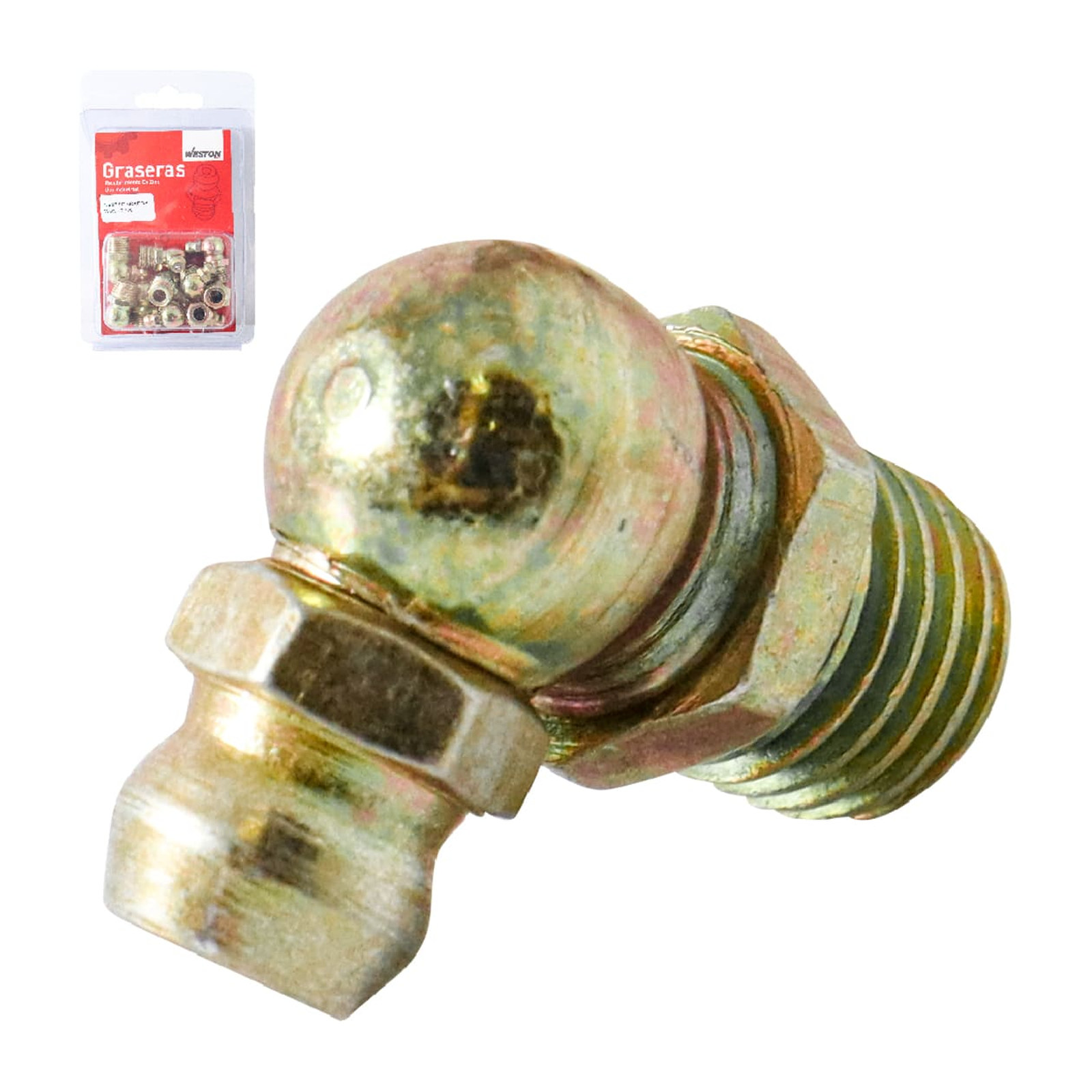 Grasera 1/8" NPT 90 Grados WESTON H-290 Blister 10 Piezas