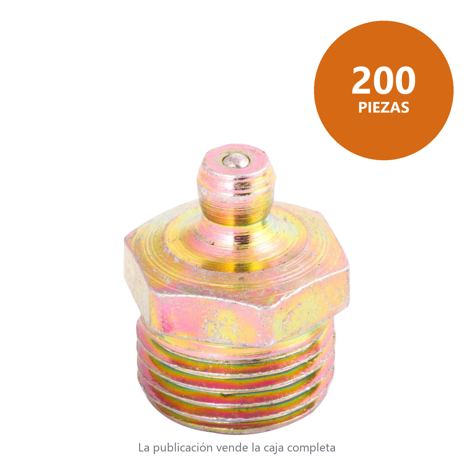 GRASERA 1/4" NPT RECTA H-300 (Precio x pieza - Empaque c/200 pzas) - Imagen 2