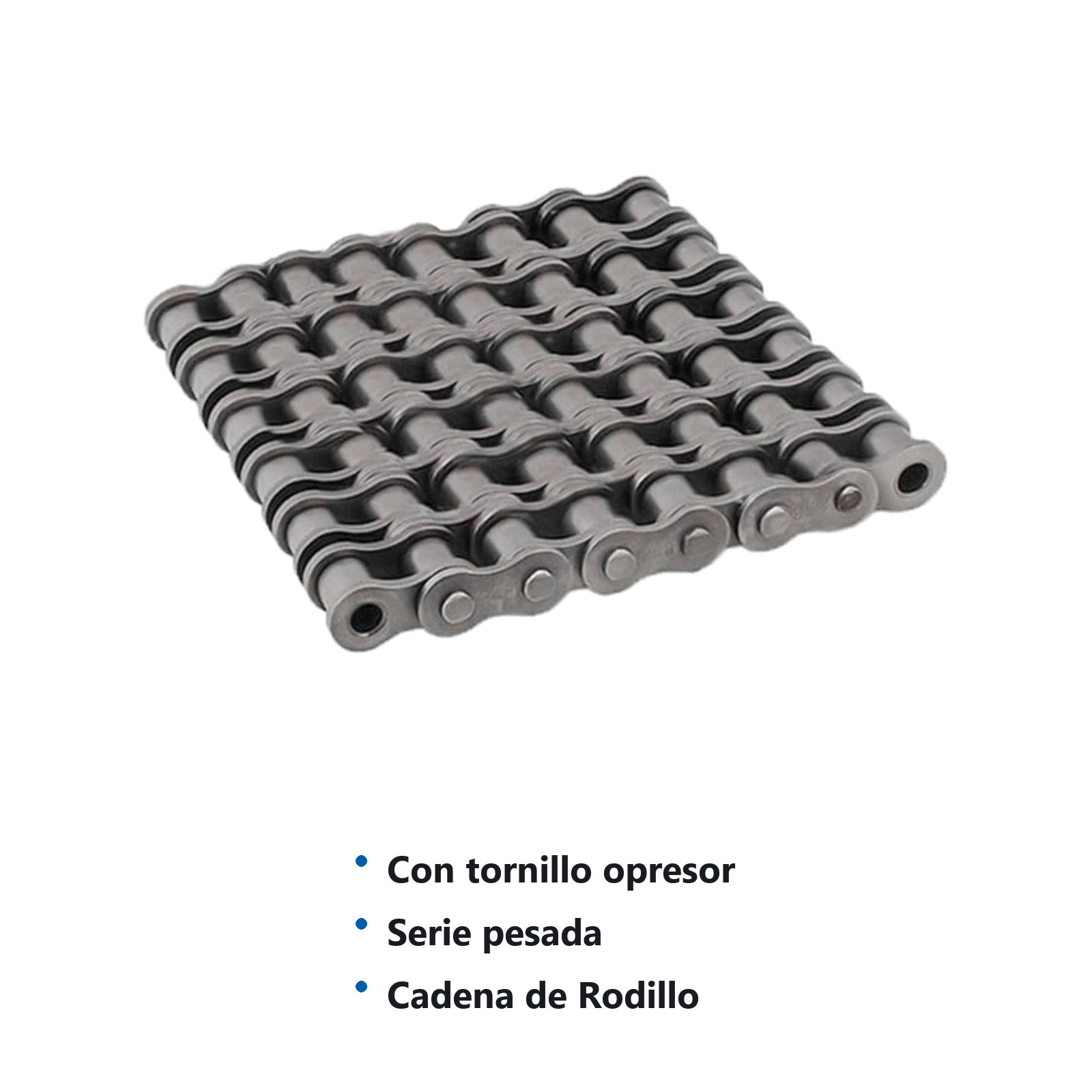 CADENA # 60 SEXTUPLE REMACHE (CAJA DE 10 PIES) - Imagen 2