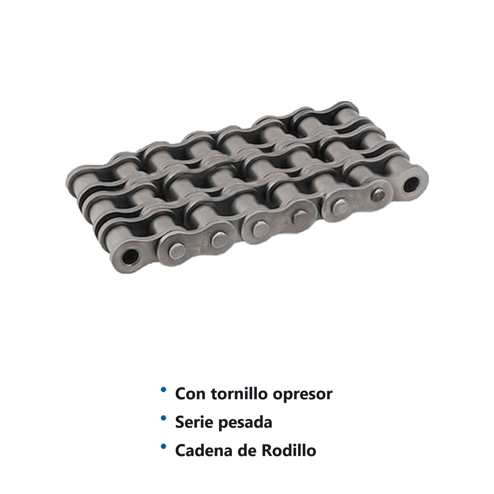 CADENA # 100 TRIPLE CHAVETA (CAJA DE 10 PIES) - Imagen 2