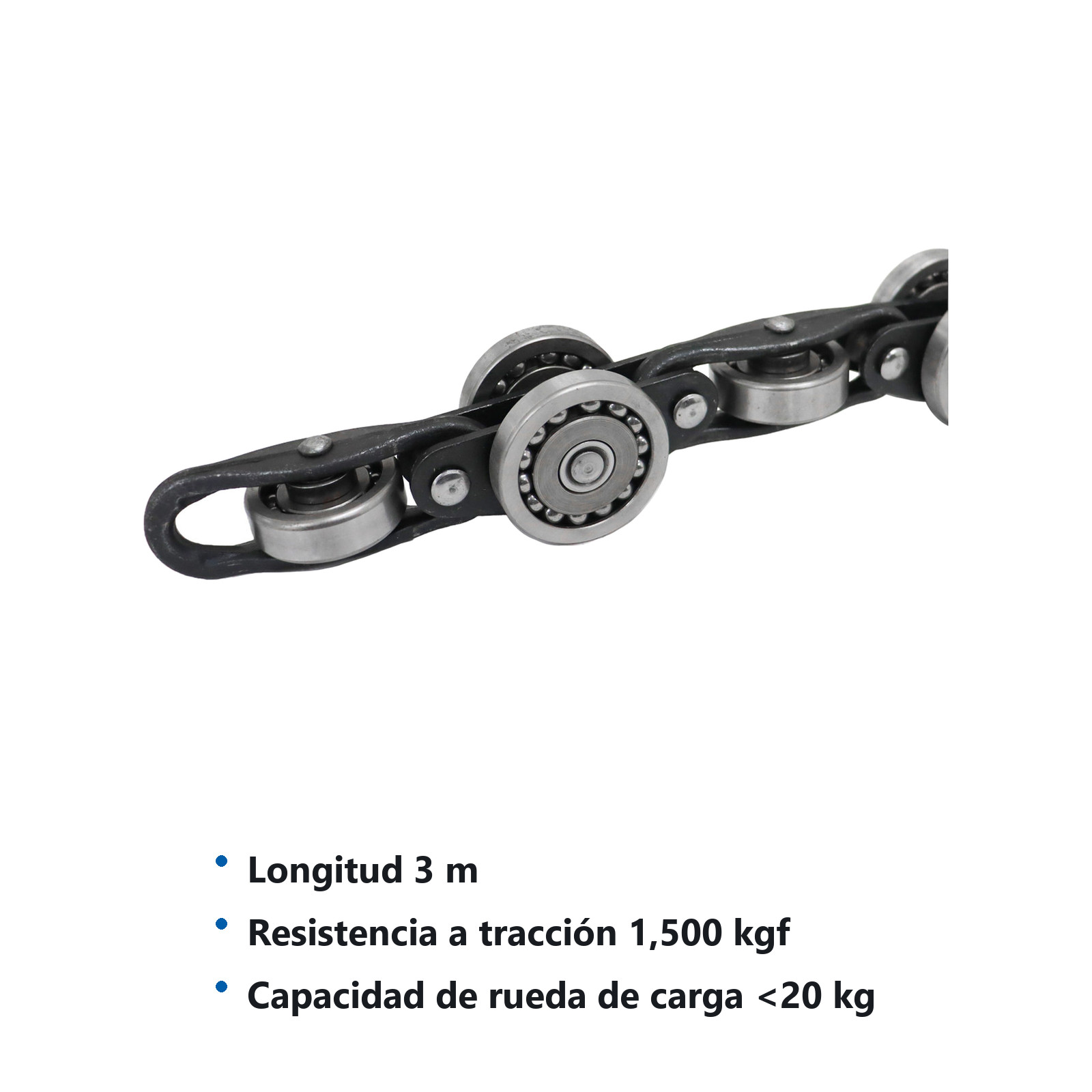 CADENA TRANSPORTADORA 3M LARGO 150 X 20L - Imagen 3
