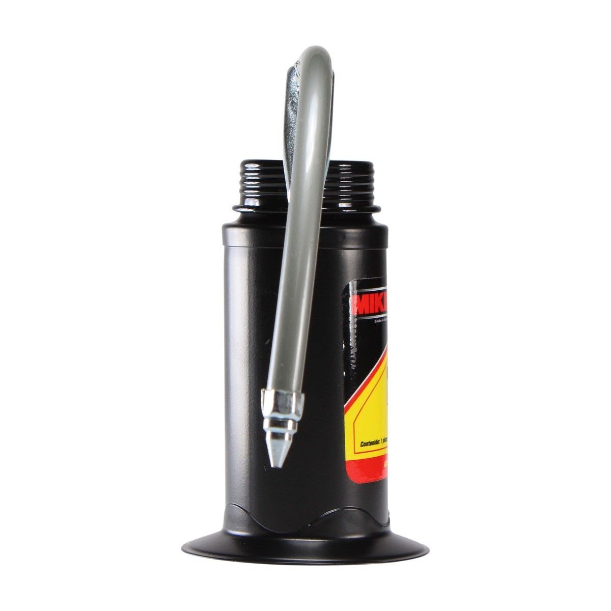 MIKELS A1F Aceitera de presión, bote de acero, tubo flexible (160 ml) - Imagen 3