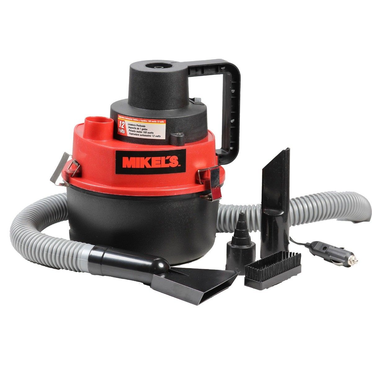 MIKELS AASL-160 Aspiradora sólidos y líquidos (12 V, 160 W) - Imagen 2