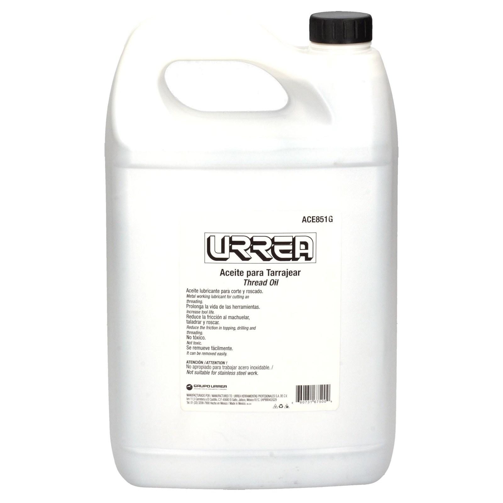 Aceite para tarraja de 3.78 Lt Urrea - Imagen 3