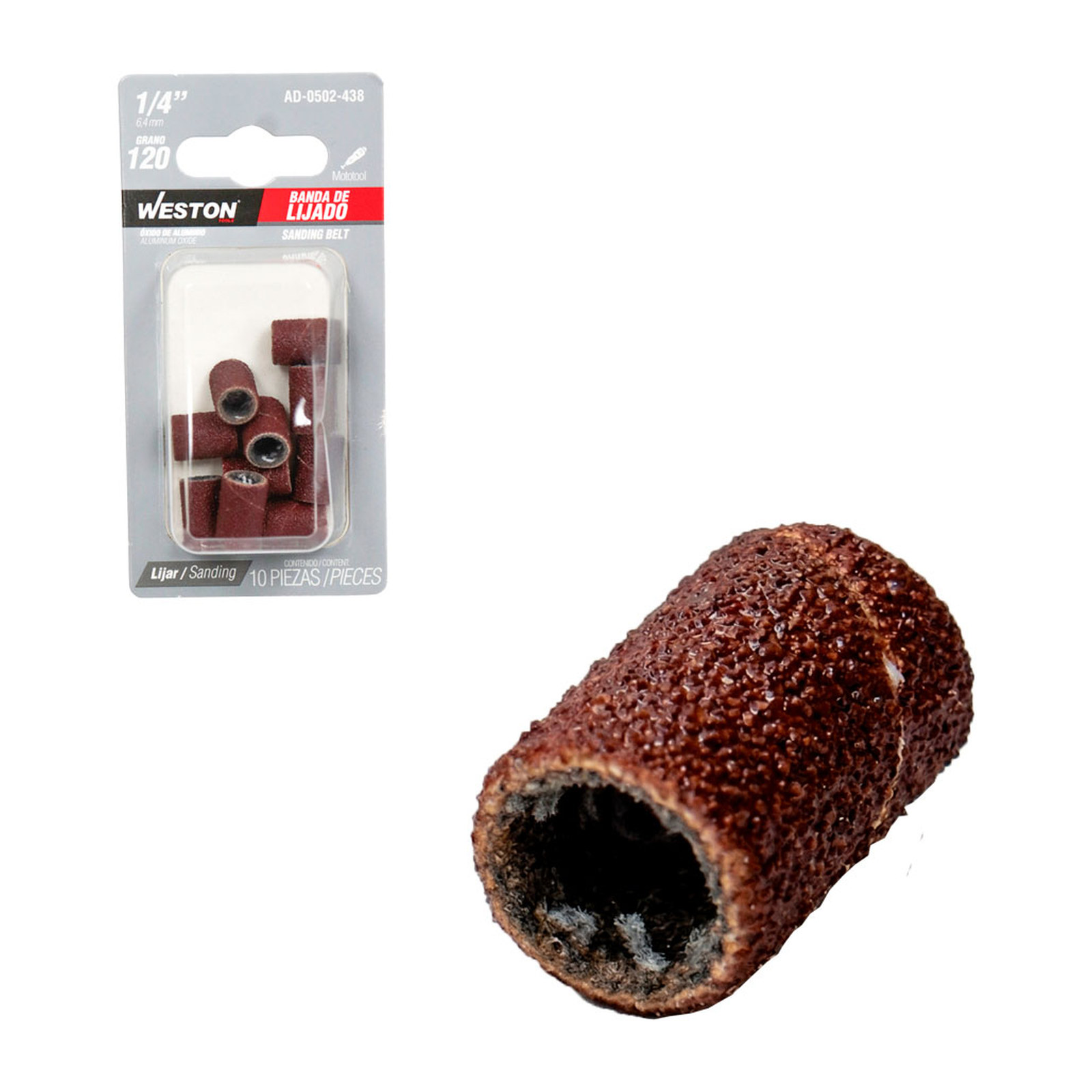 BANDA DE LIJADO 1/4" GRANO 120