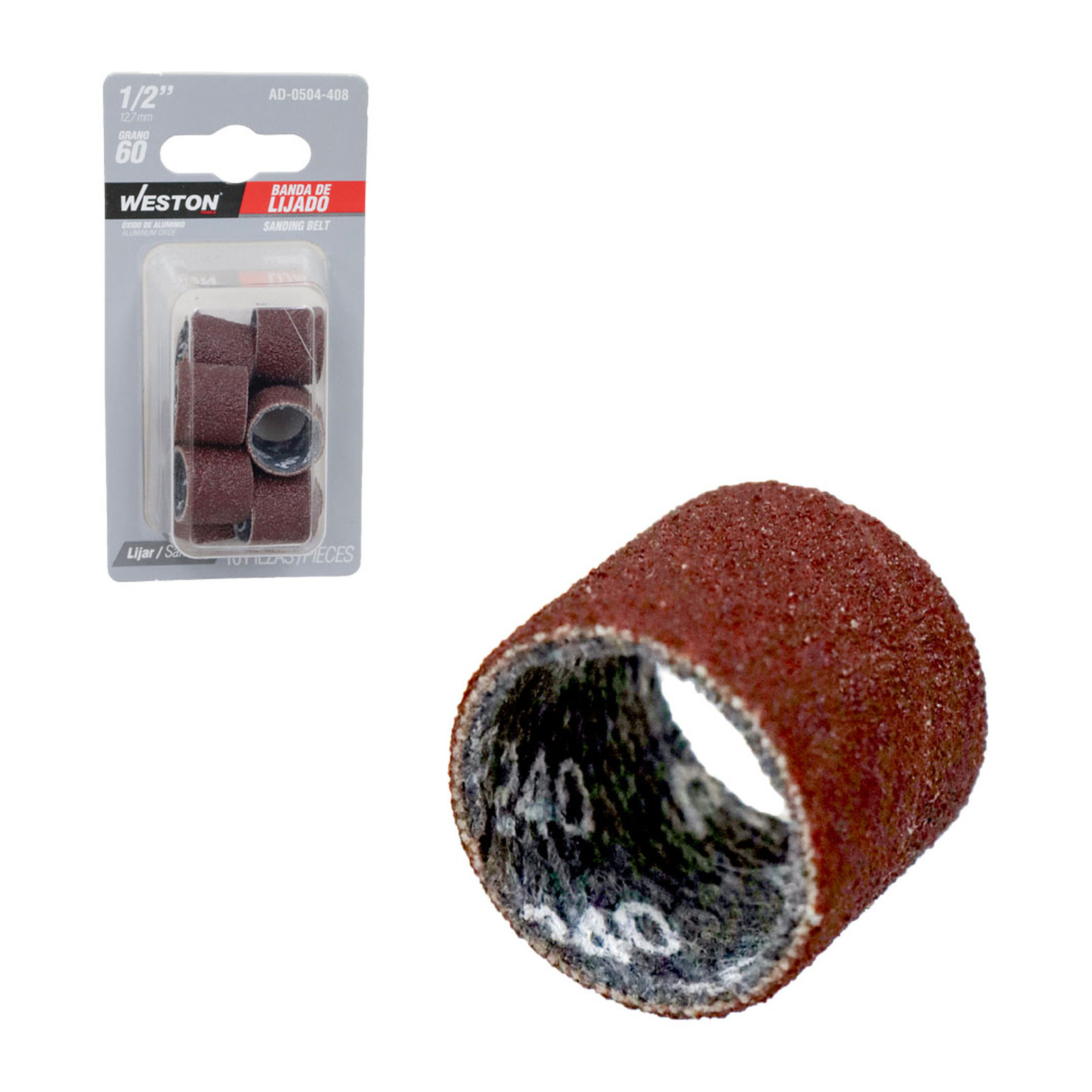 BANDA DE LIJADO 1/2" GRANO 60