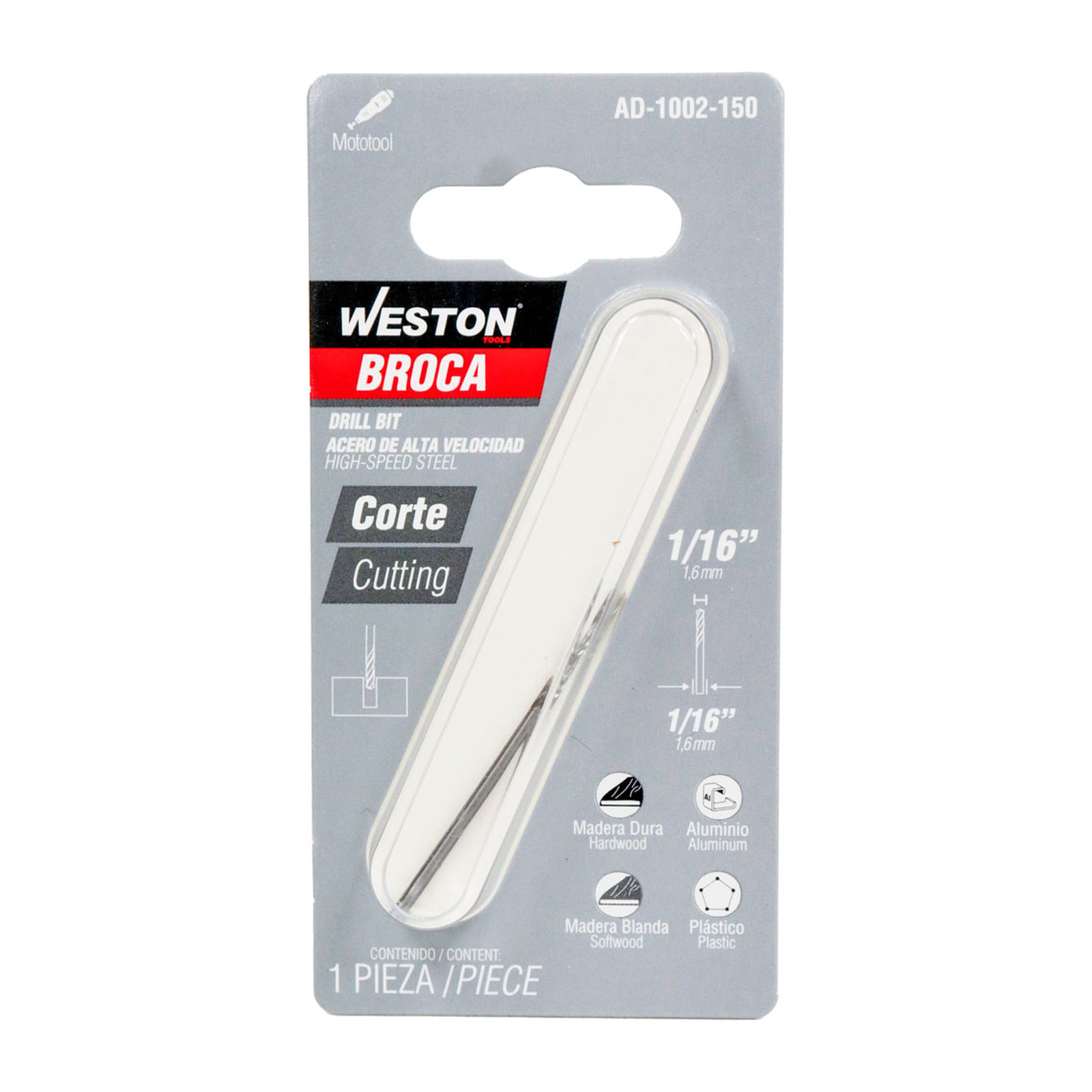 BROCA AAV P/MOTO TOOL 1/16" - Imagen 2