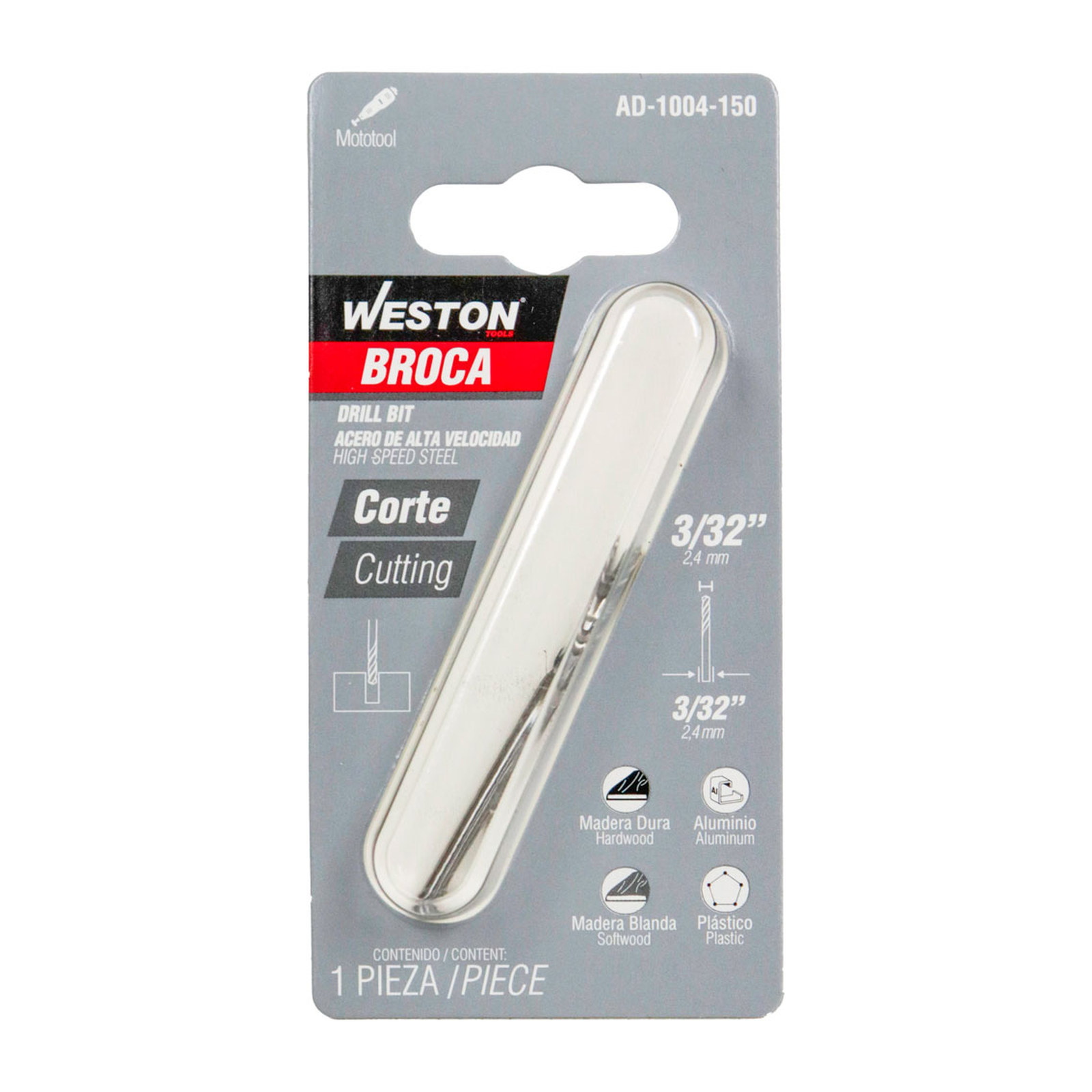 BROCA AAV P/MOTO TOOL 3/32" - Imagen 2