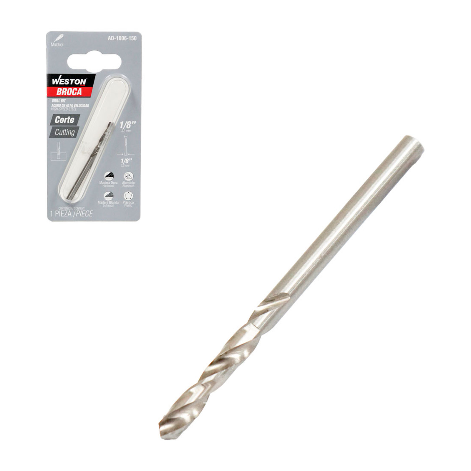 BROCA AAV P/MOTO TOOL 1/8"