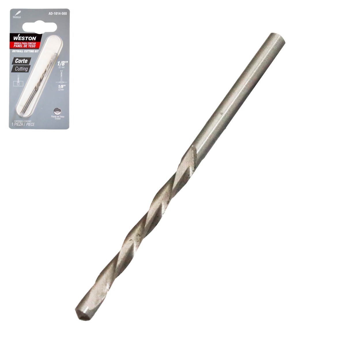 Broca para Cortar Panel de Yeso 1/8" WESTON