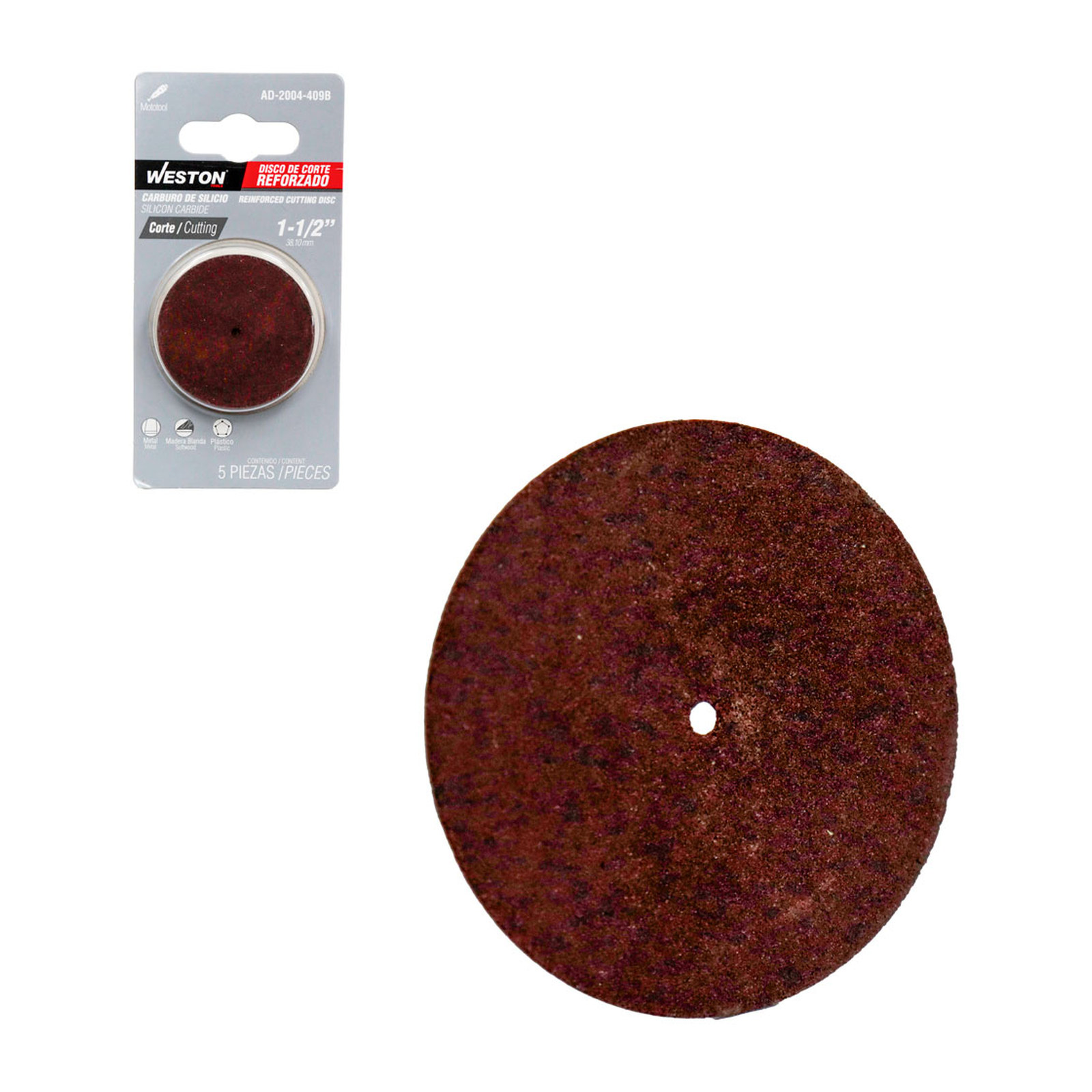 DISCO DE CORTE REFORZADO 1-1/2"
