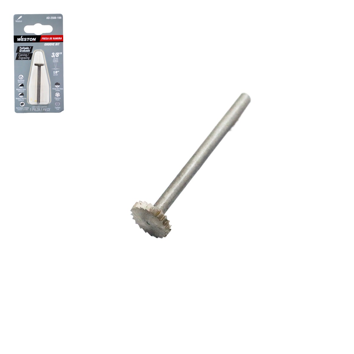 Fresa de Ranura 3/8" Weston
