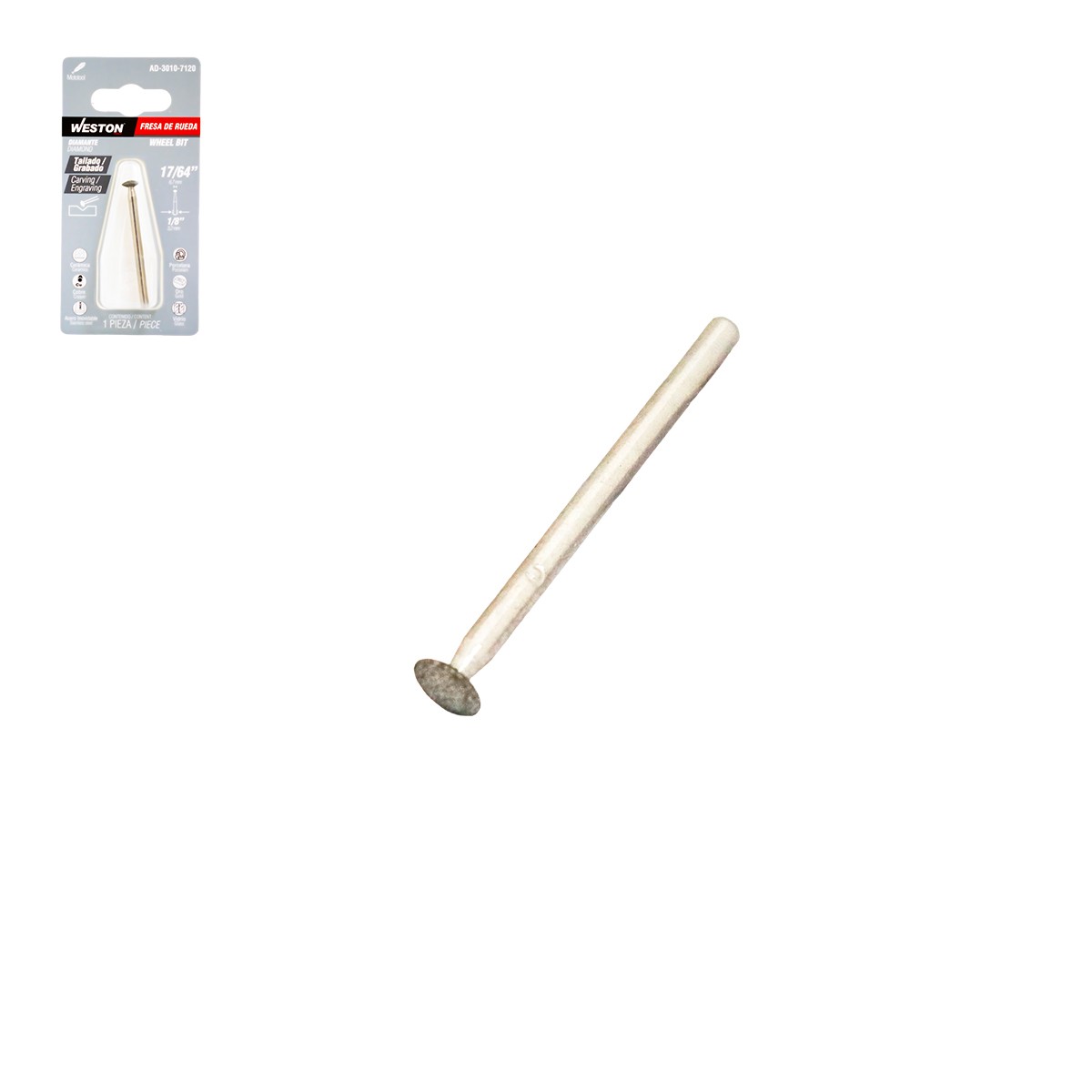 Fresa de Rueda de Diamante 17/64" WESTON