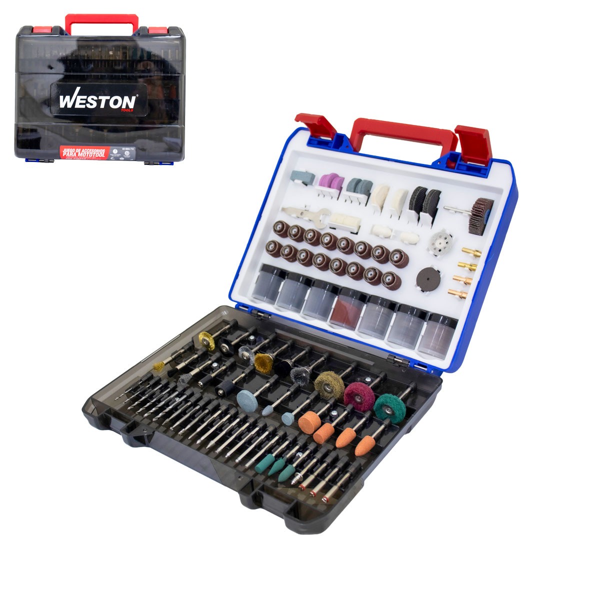 Juego de Accesorios para Mototool 420 Piezas Weston