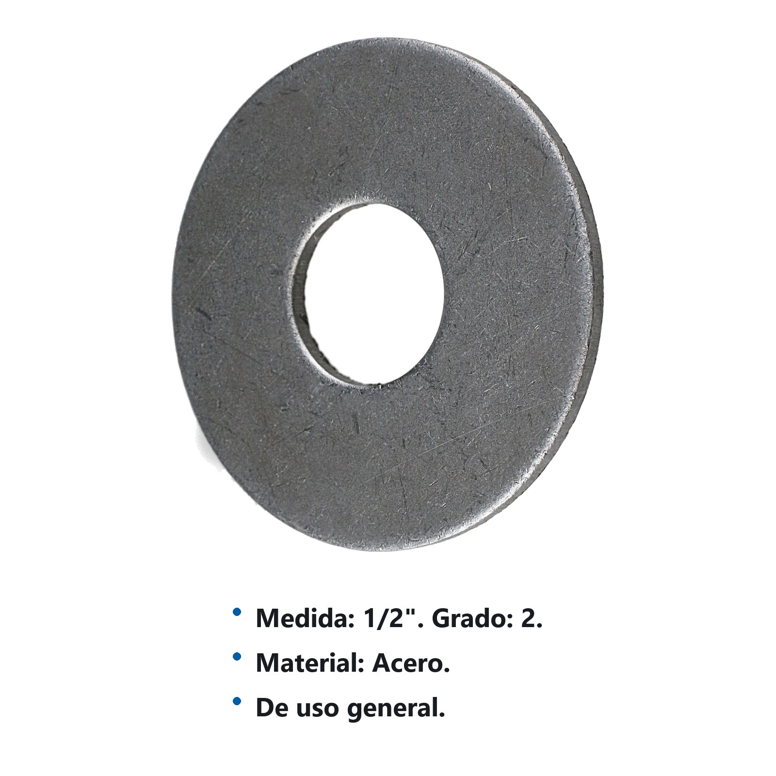 Arandela plana 1/2", 50 piezas Surtek - Imagen 2