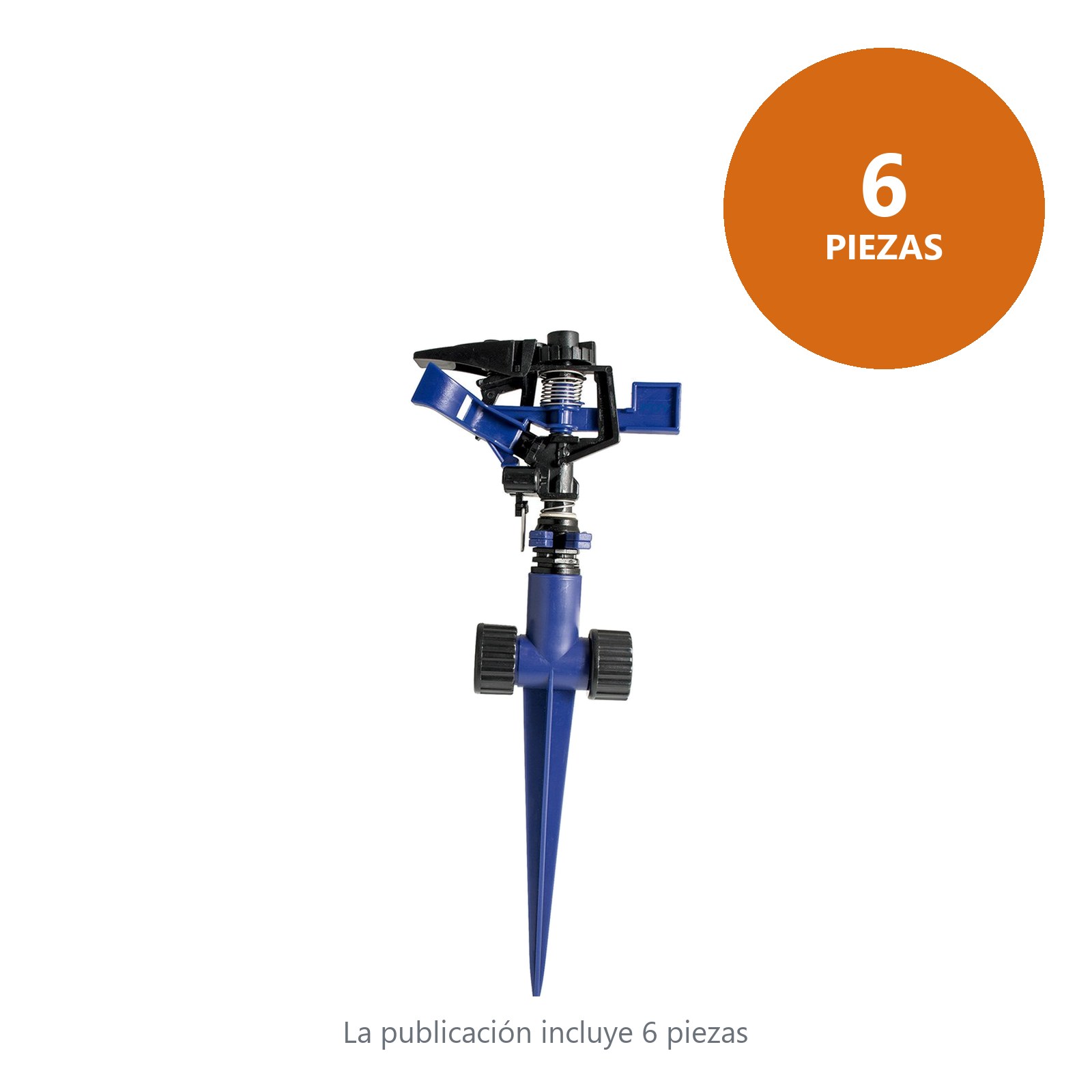 Aspersor estacionario con base metálica de 2 brazos, 3/4" GHT Foy - Imagen 2