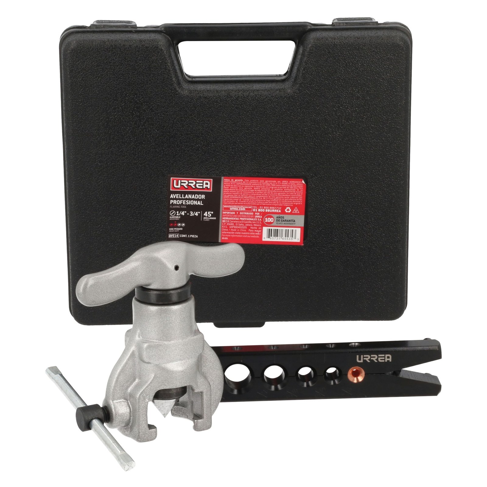 Avellanador de 1/4" a 3/4" Urrea - Imagen 3