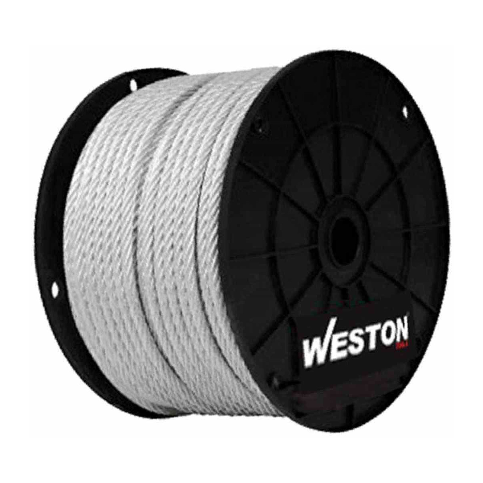 Cable de Acero con Forro Plástico 7x19 3/16"-1/4" Rollo 100 m Weston