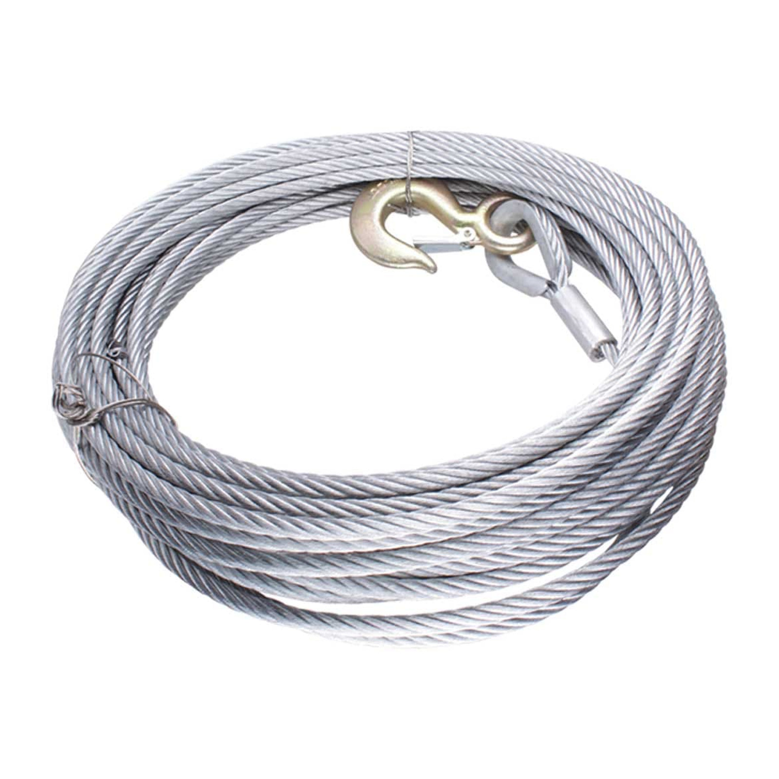Cable de Acero Galvanizado con Gancho 7x19 3/16" Rollo 6.09 m Weston