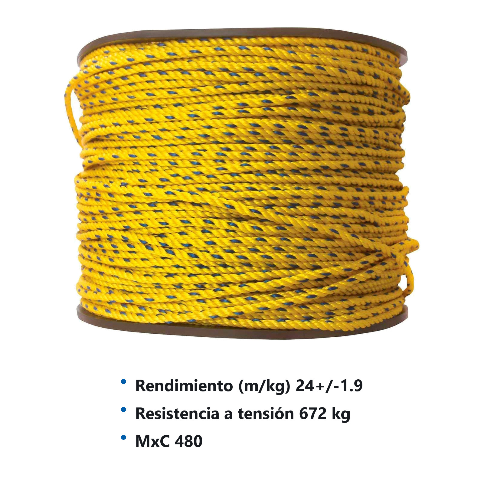 SOGA DE POLIPROPILENO WESTON 10MM (3/8")  20KG - Imagen 2