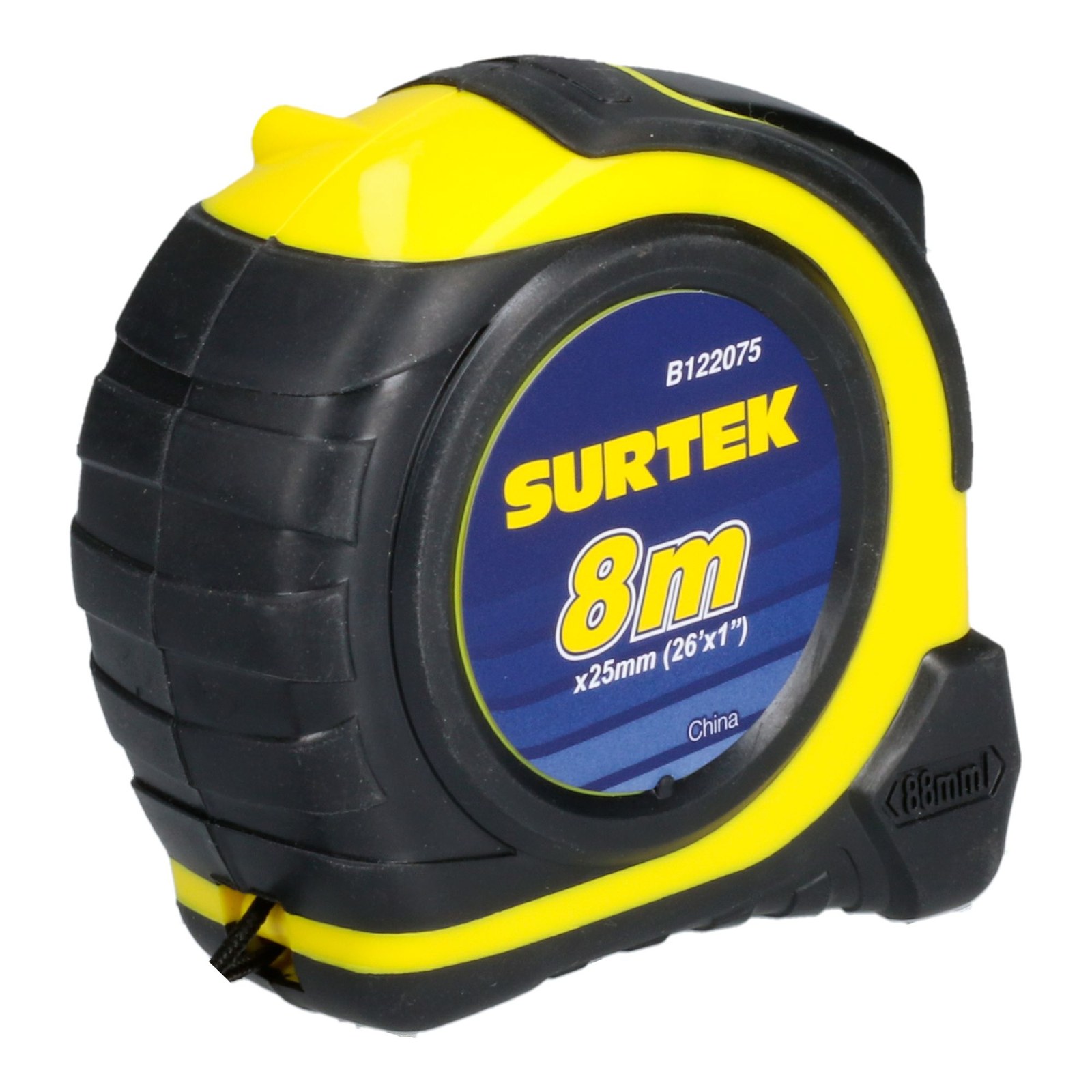 Flexómetro con carcasa rubber grip 8 m x 1" Surtek - Imagen 2