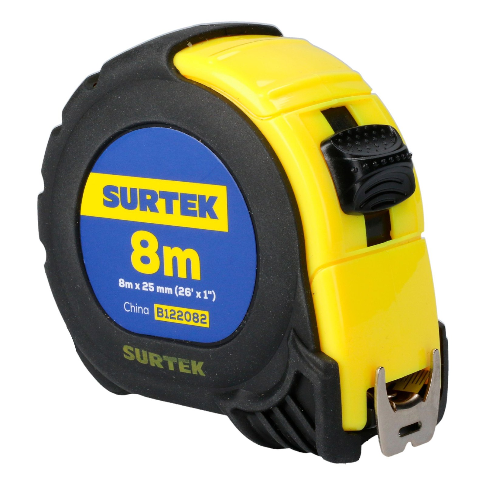 Flexómetro con carcasa anti-impacto 8 m x 1" Surtek - Imagen 3