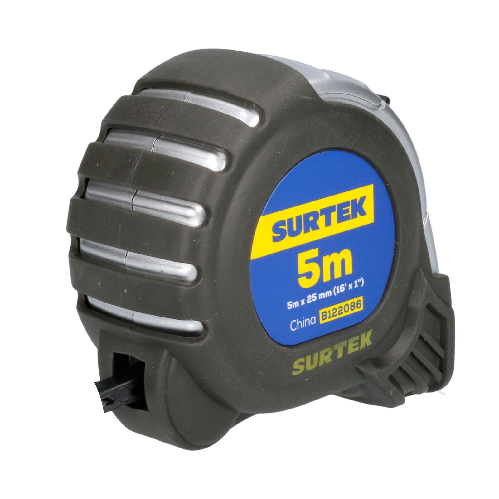 Flexómetro con carcasa anti-impacto silver 5 m x 1" Surtek - Imagen 2