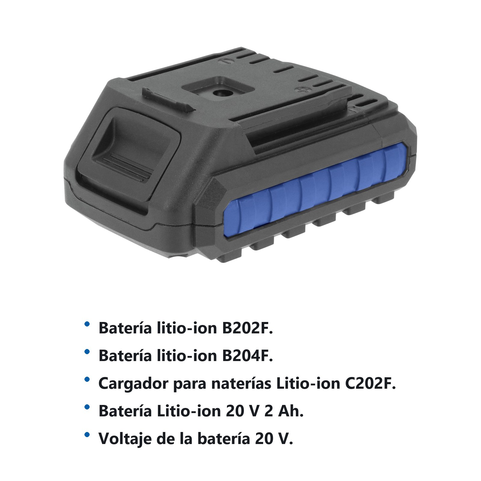 Batería Litio-ion 20 V, 2 Ah Foy - Imagen 2