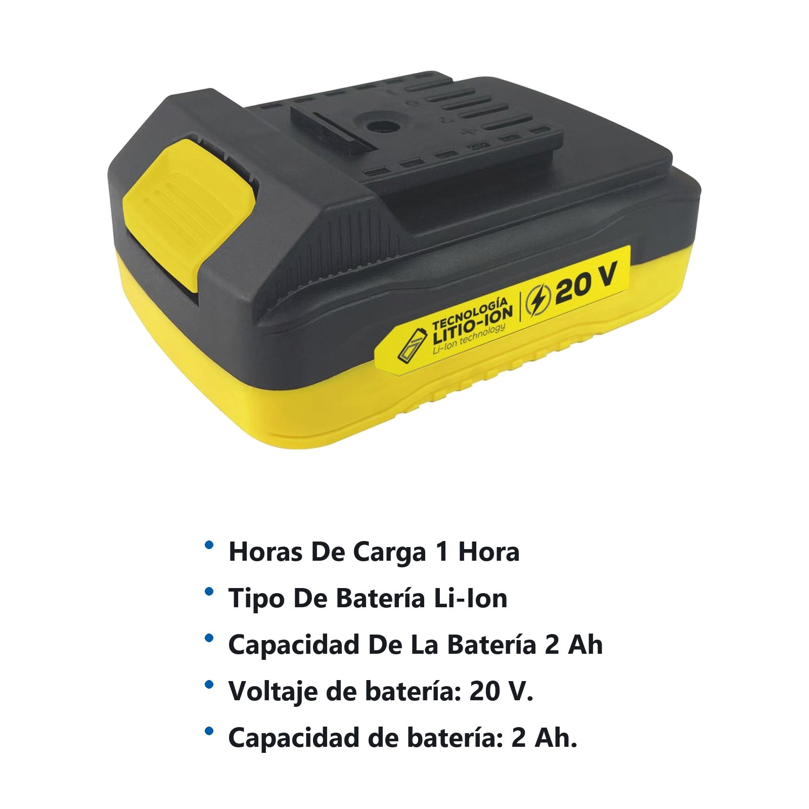 Batería Litio-ion 20 V, 2 Ah Surtek - Imagen 2