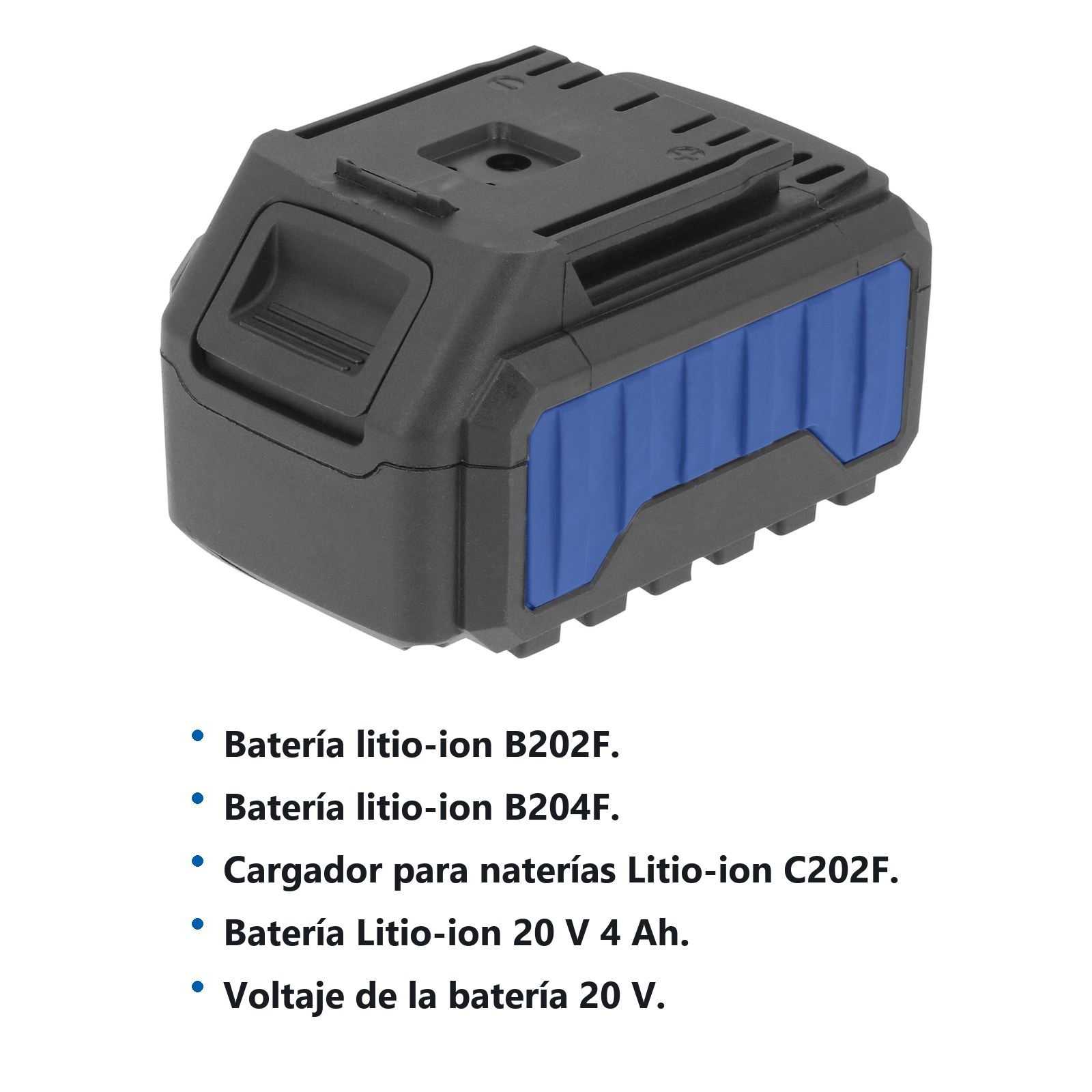 Batería Litio-ion 20 V, 4 Ah Foy - Imagen 2