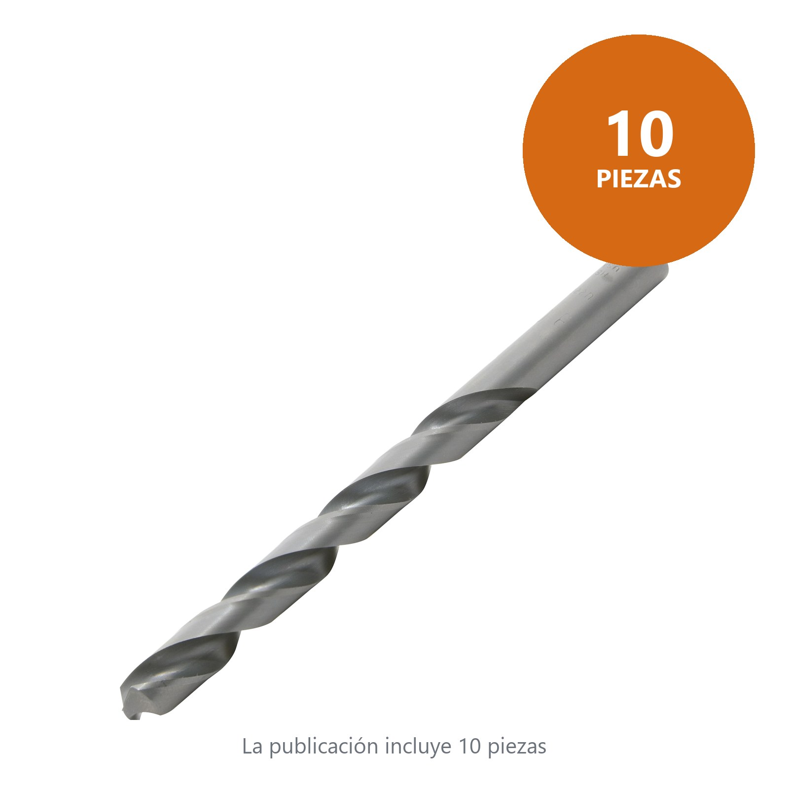 Broca negra de acero de alta velocidad métrica de 3.0 mm zanco recto Urrea - Imagen 2