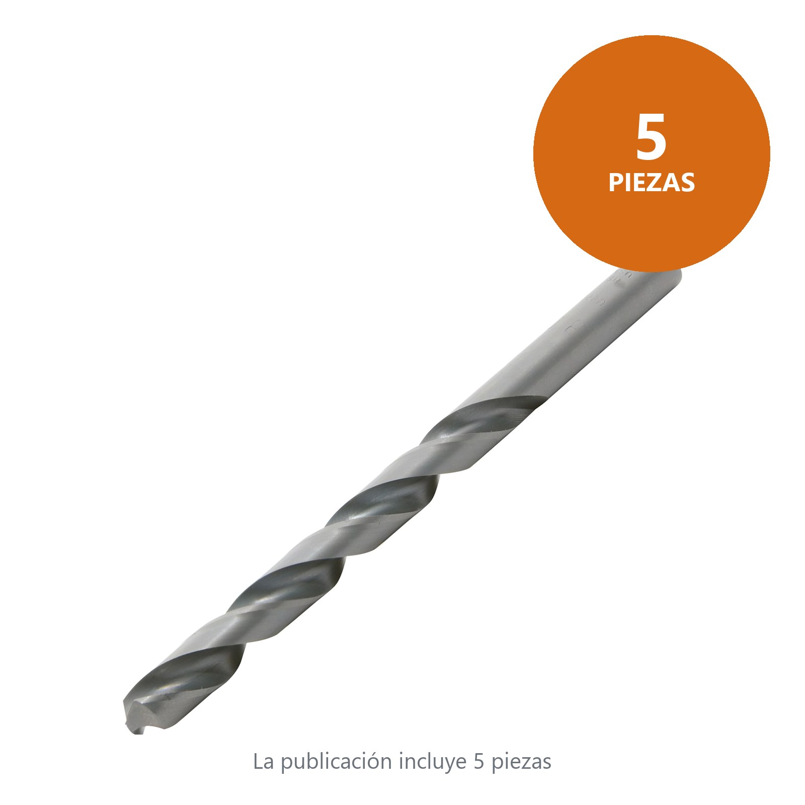 Broca negra de acero de alta velocidad métrica de 8.0 mm zanco recto Urrea - Imagen 2