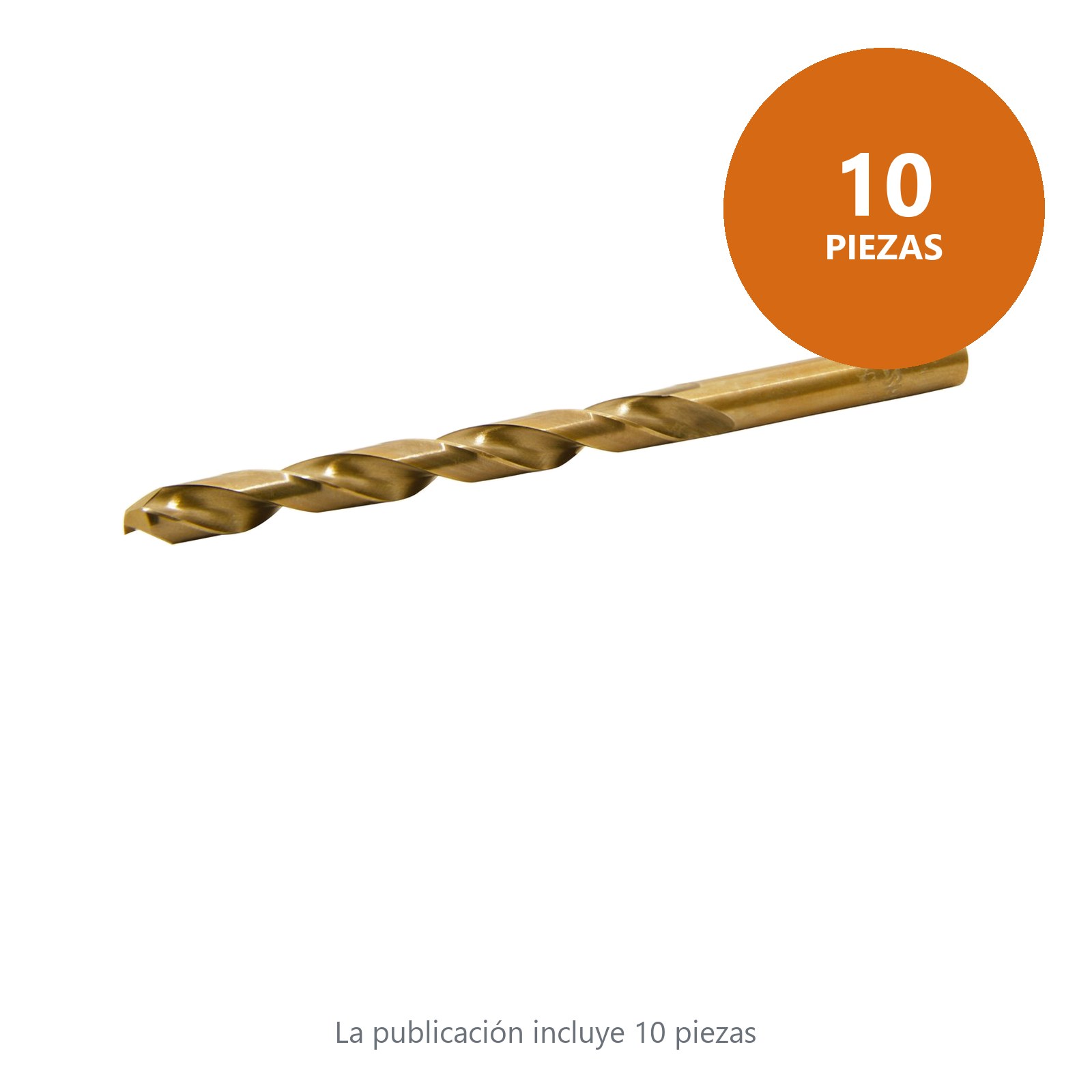 Broca con cobalto de acero de alta velocidad métrica de 5.5 mm zanco recto Urrea - Imagen 2