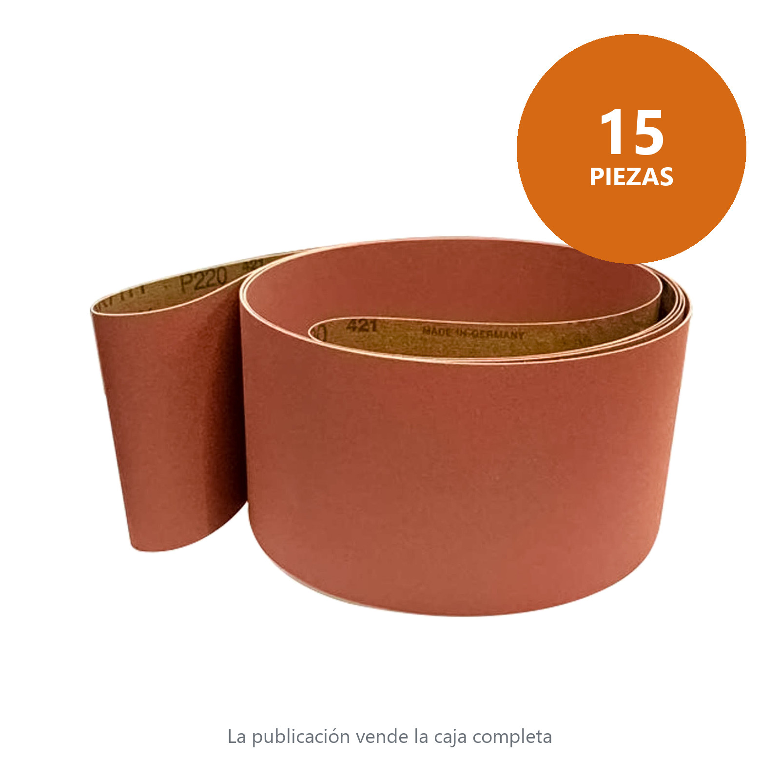 BANDA  MIMS OXIDO DE ALUMINIO 522X 6" X 48" G120 ALGODON SEMI-ABIERTO (Precio x Pza - Caja c/15 pzs) - Imagen 2