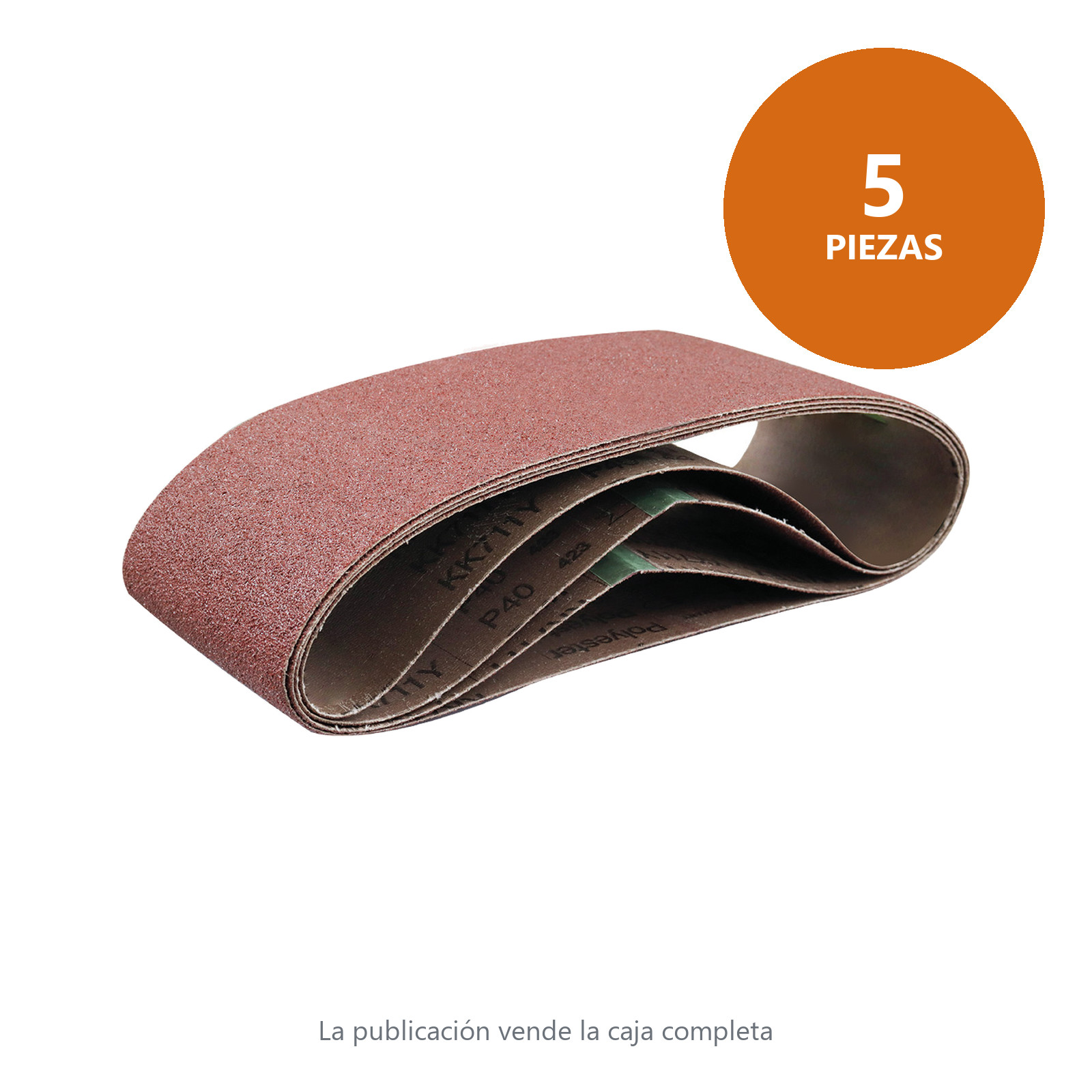 BANDA WESTON OXIDO DE ALUMINIO 3"X 24" G80 POLYESTER CERRADO (Precio x Pza - Empaque c/5 pzs) - Imagen 2