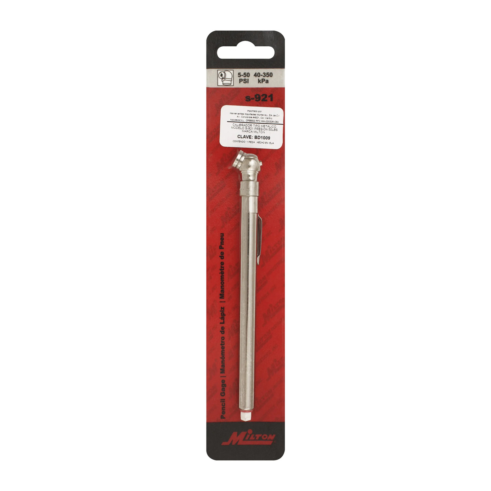 Calibrador metálico S-921 50 lbs Milton
