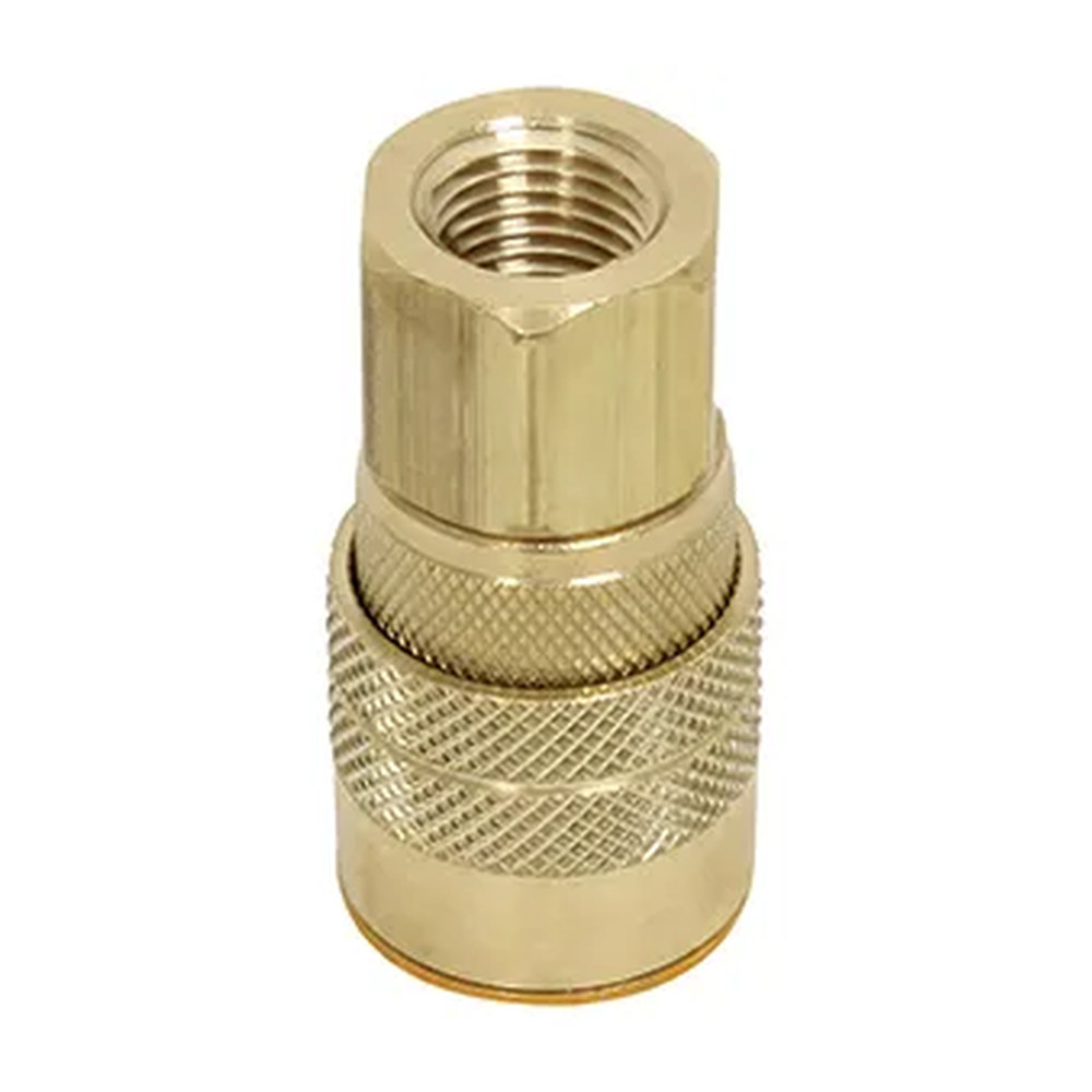 Conexión rápida hembra 1/4" 713BK con guarda Milton - Imagen 2