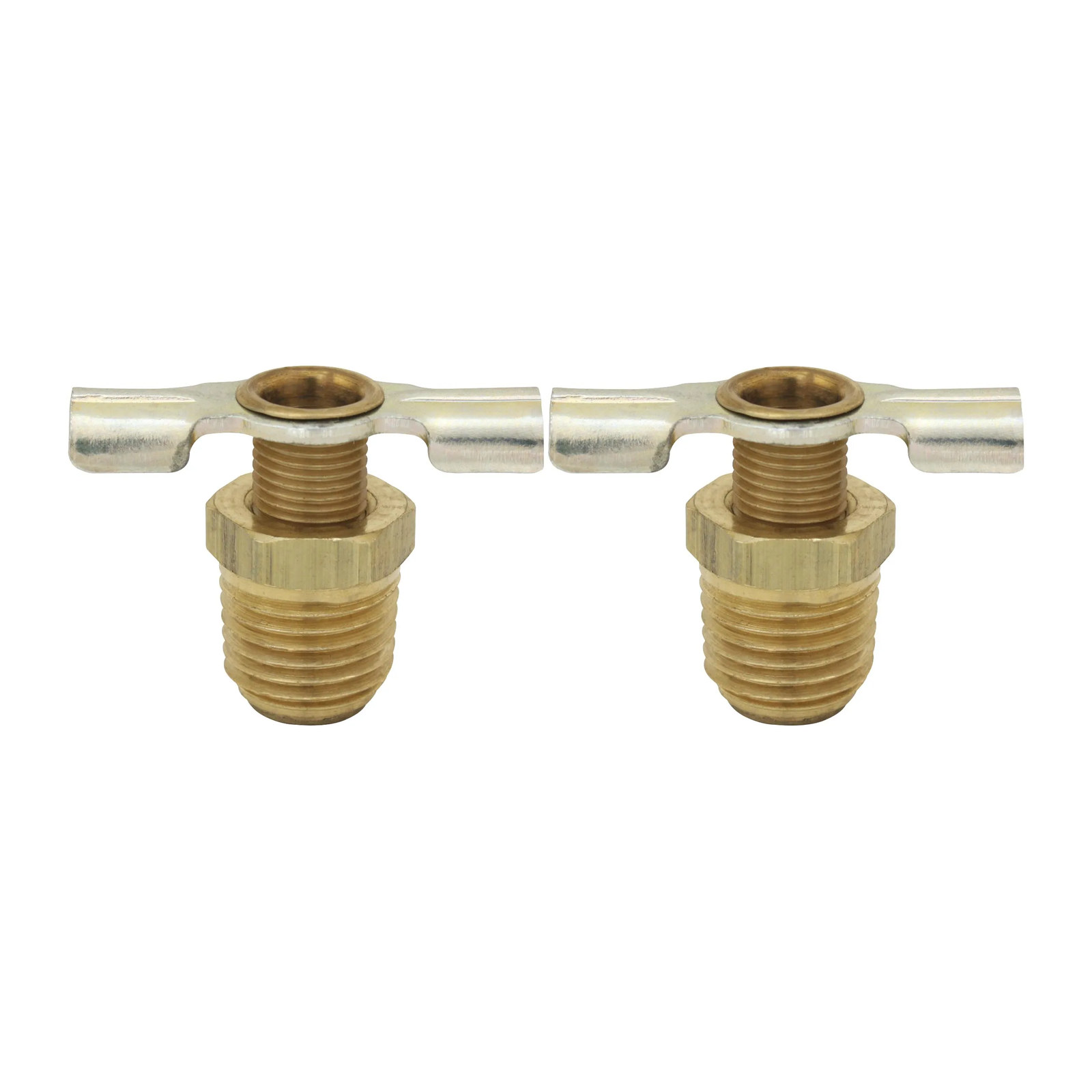 Grifo Roscable 1/4" 2 Piezas S-614-4 - Paquete 10 Piezas