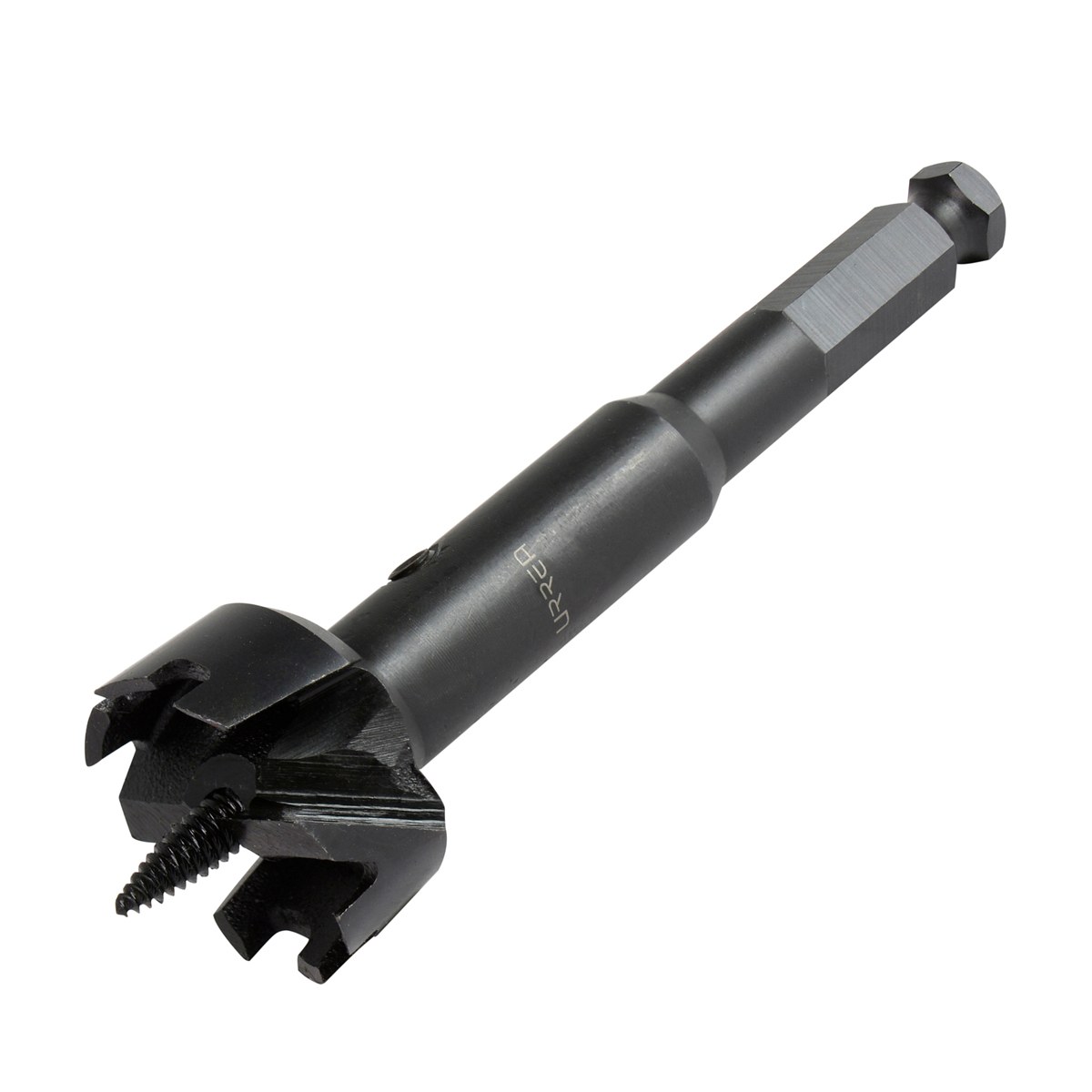 Broca para madera de acero forstner 1-1/8" zanco de 7/16" Urrea