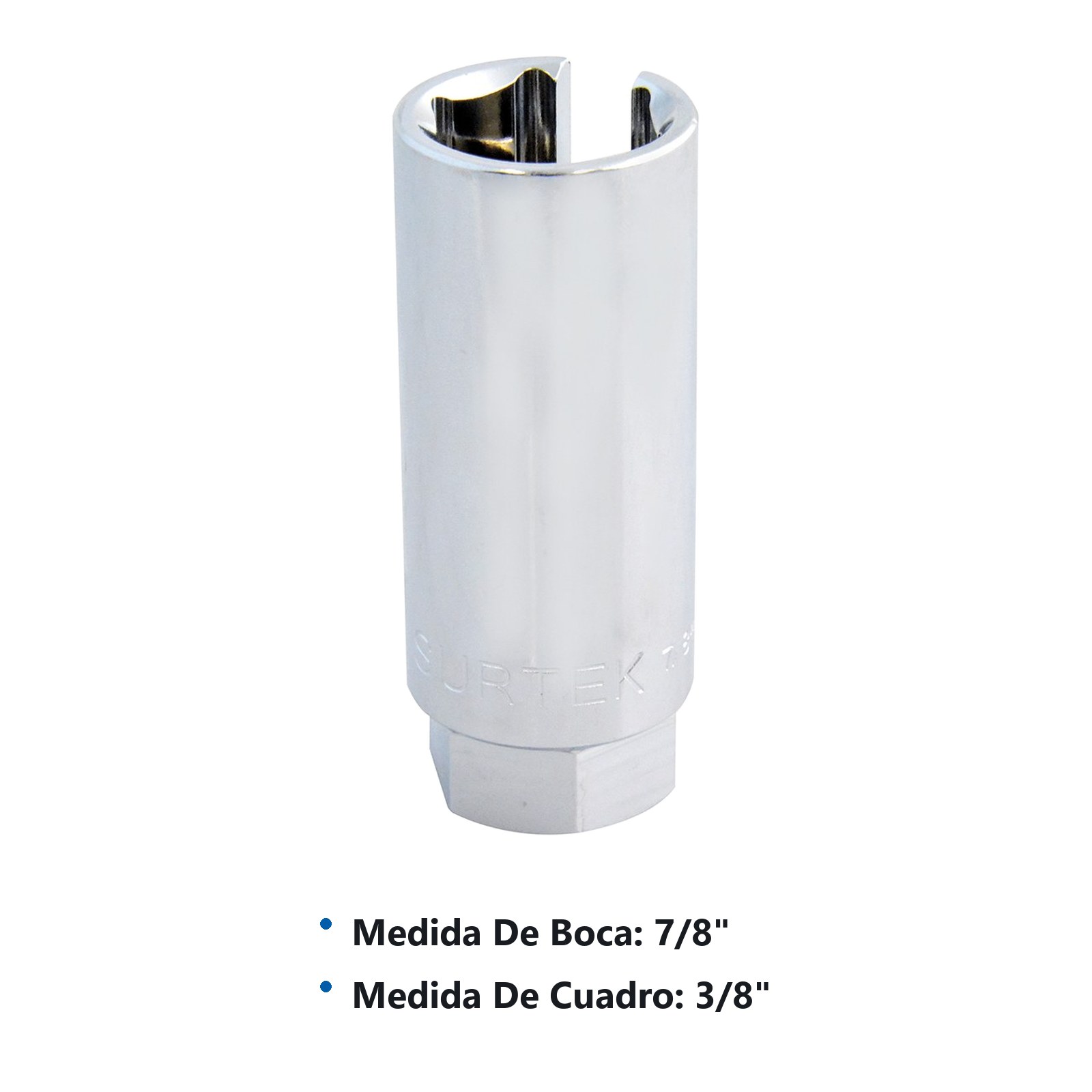 Dado en pulgadas cuadro de 3/8" para sensor oxígeno, 7/8" Surtek - Imagen 3
