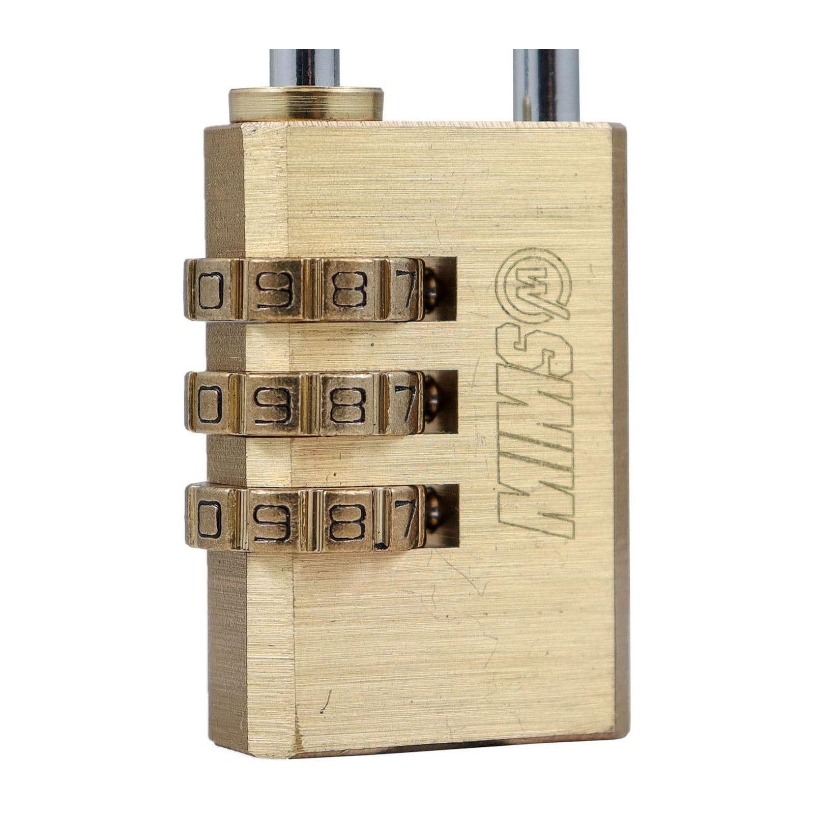 CANDADO DE COMBINACION DE LATON 28MM (CAJA C/6 PZAS - PRECIO X PIEZA) - Imagen 2