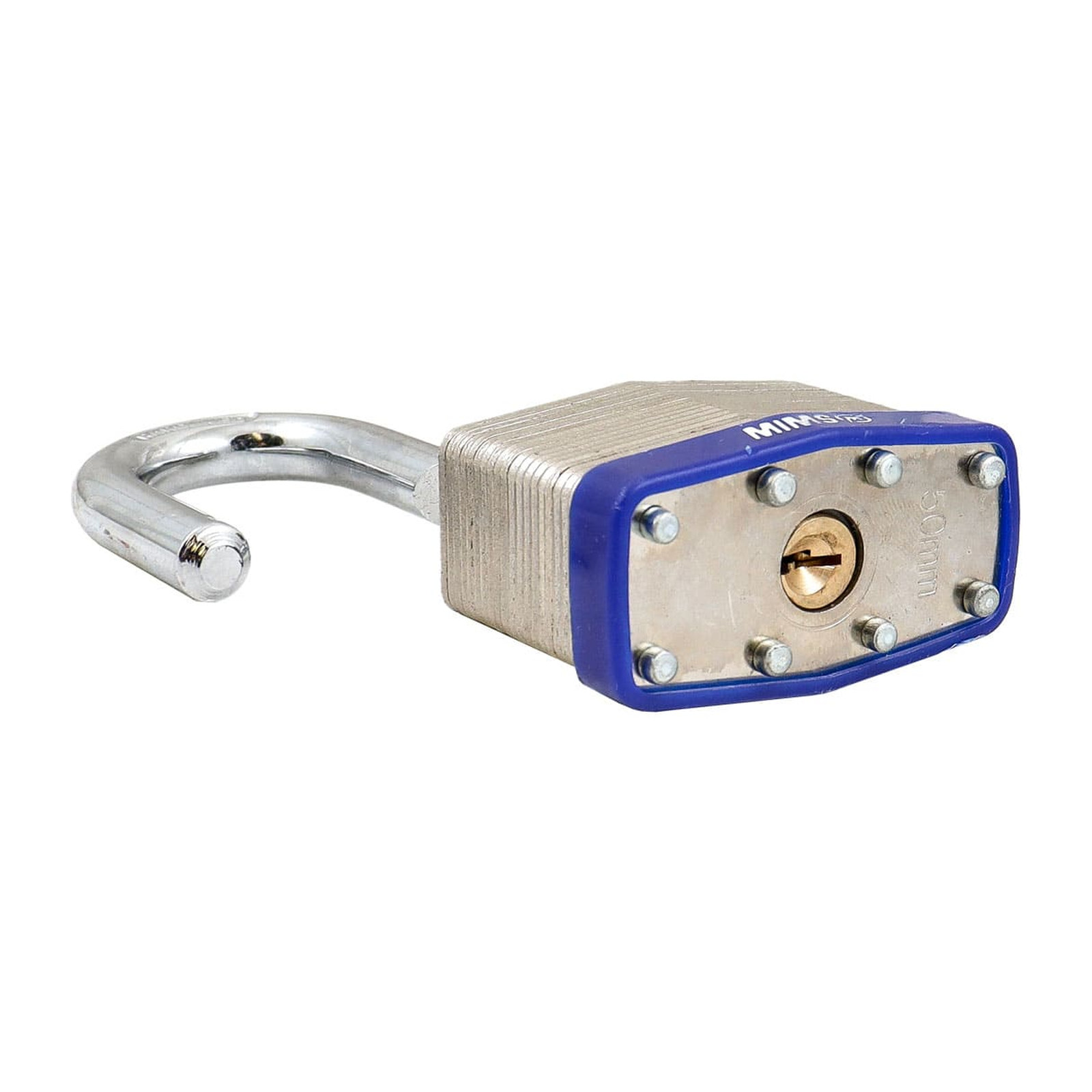 JGO. DE 2 CANDADOS DE ACERO CUERPO LAMINADO 40MM C/4 LLAVES (CAJA C/6 PZAS - PRECIO X PIEZA) - Imagen 2
