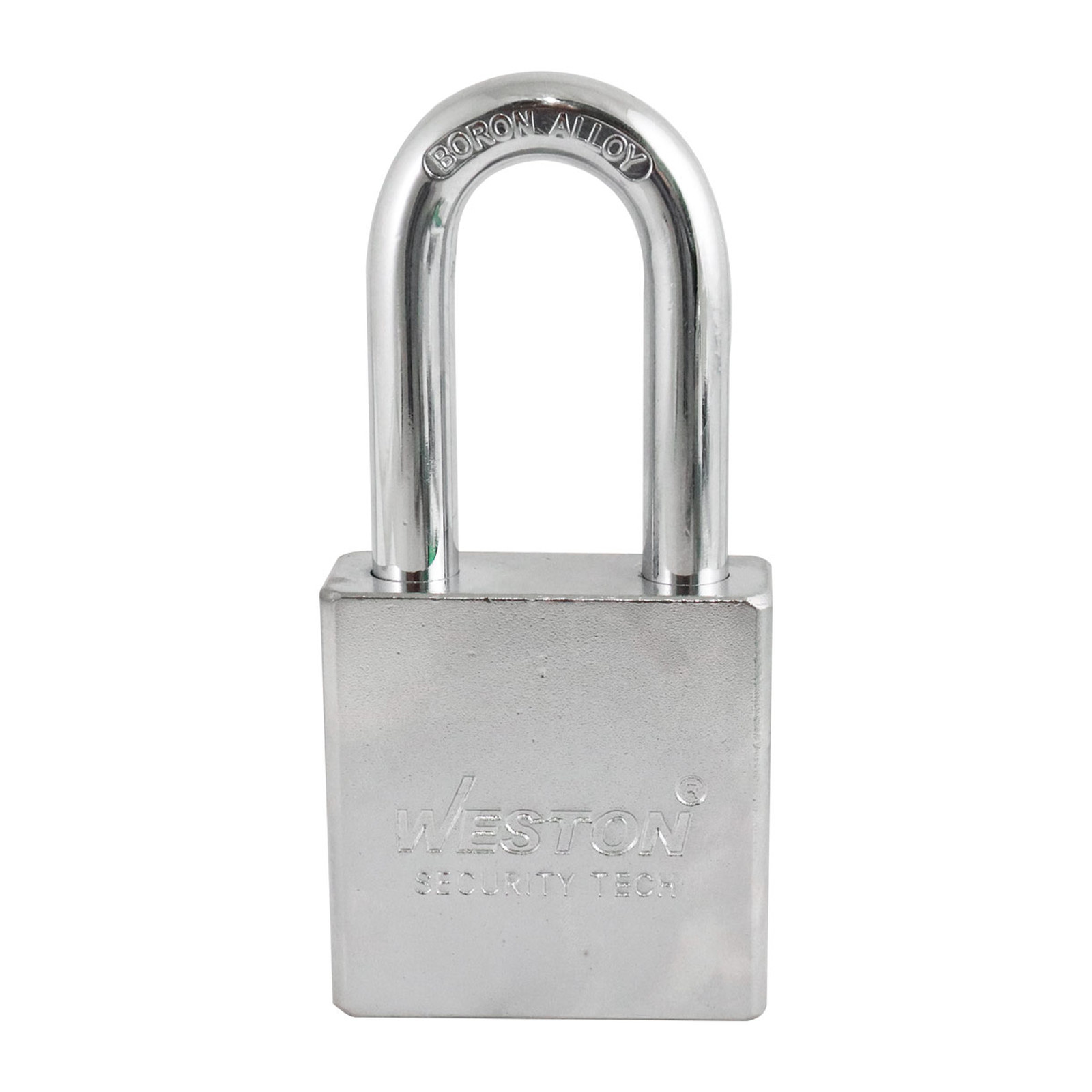 CANDADO CUADRADO D/ACERO GANCHO LARGO D/BORO ALTA SEGURIDAD 57MM C/2 LLAVES - Imagen 2