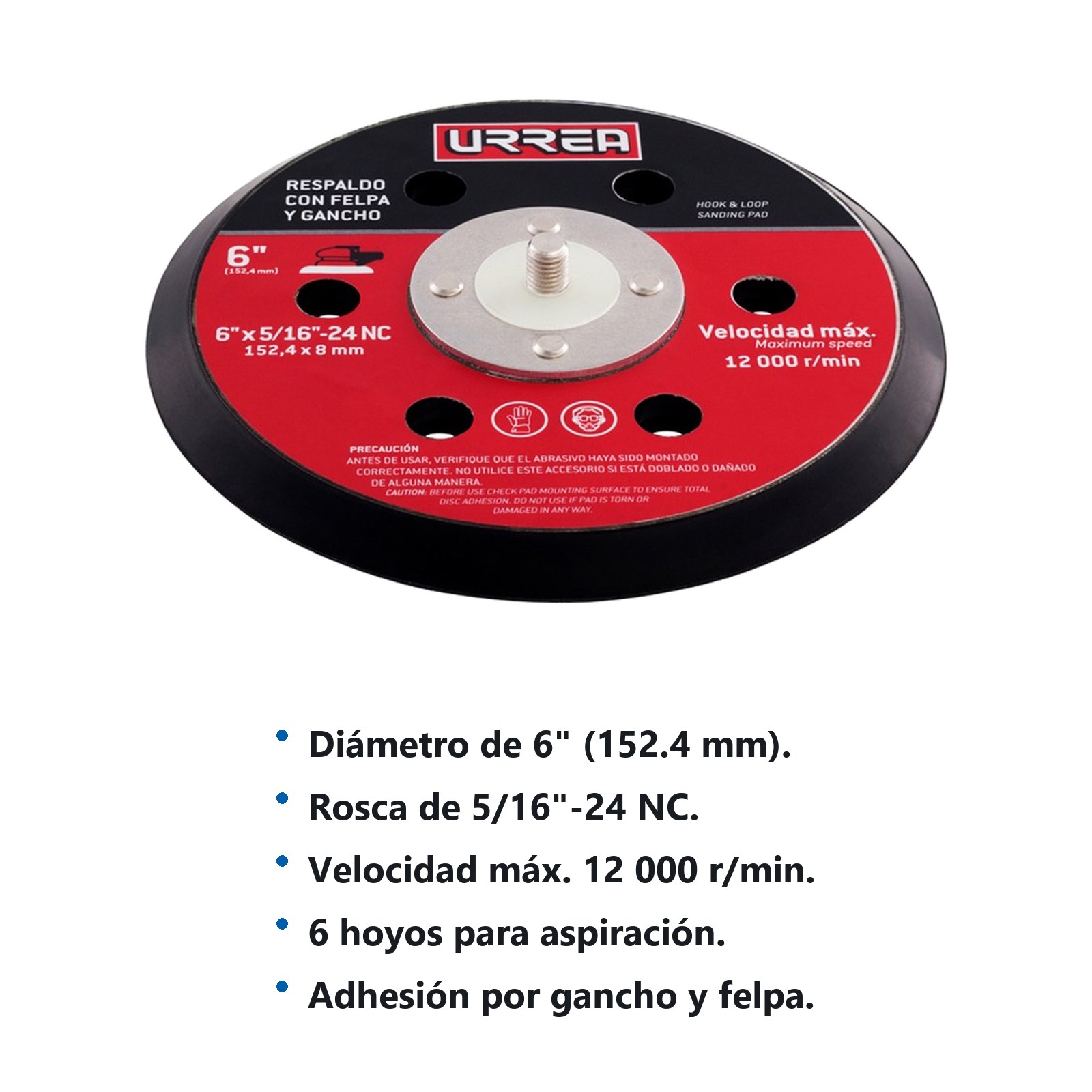 Base para lijadora UP861A Urrea - Imagen 2